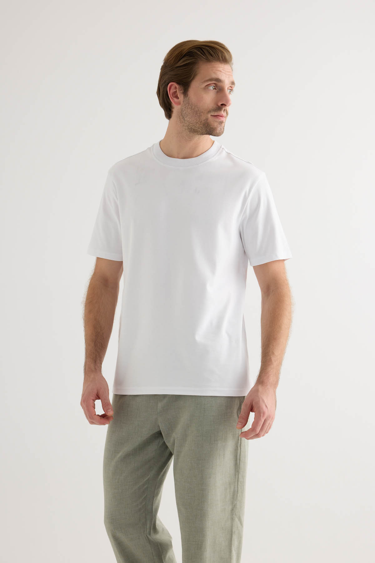 Erkek Pamuklu Kısa Kollu T-shirt