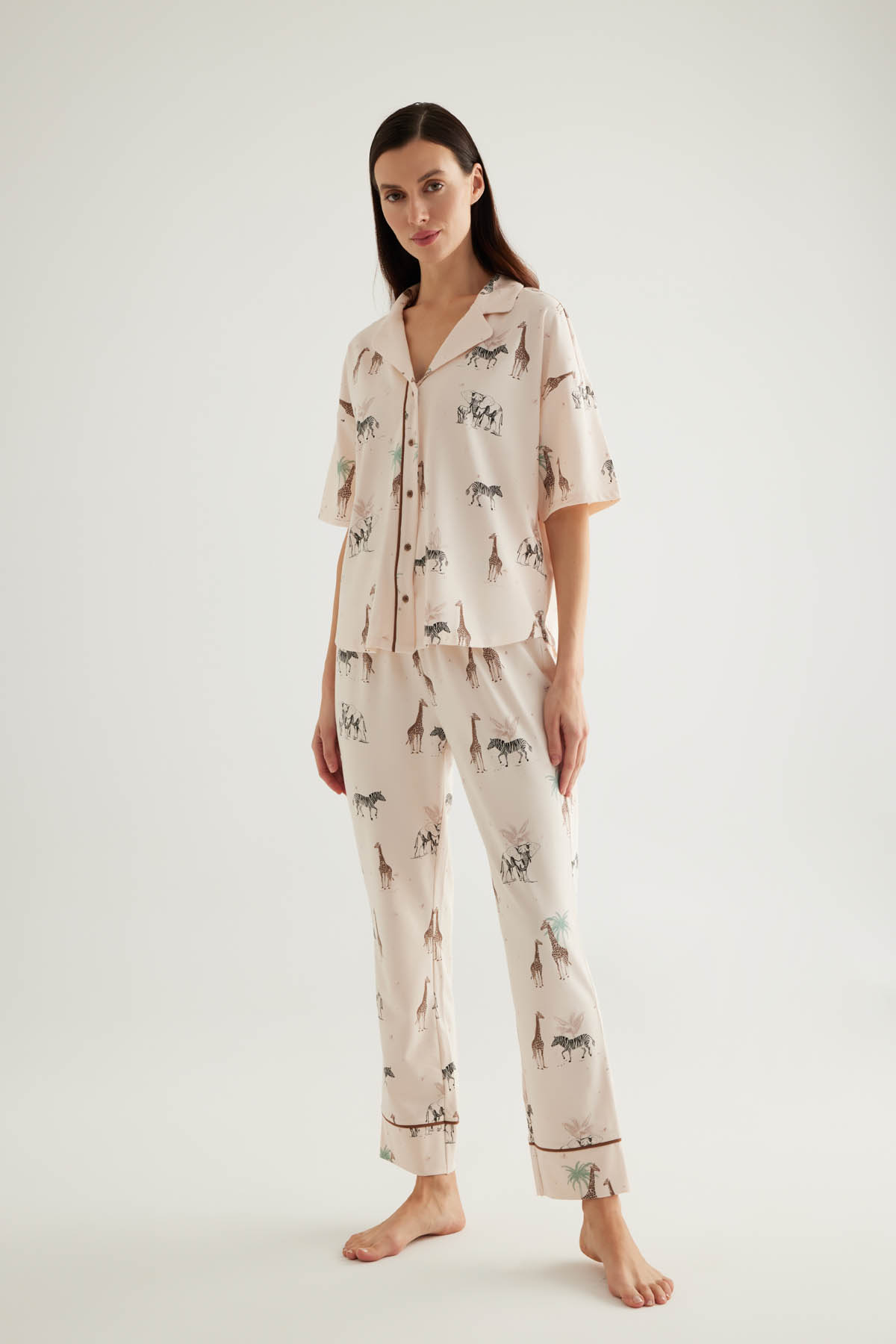 Kadın Pamuklu Uzun Pijama Altı