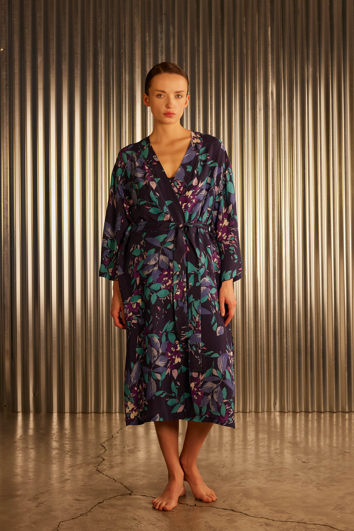 Kadın Vegan Dokuma Kimono