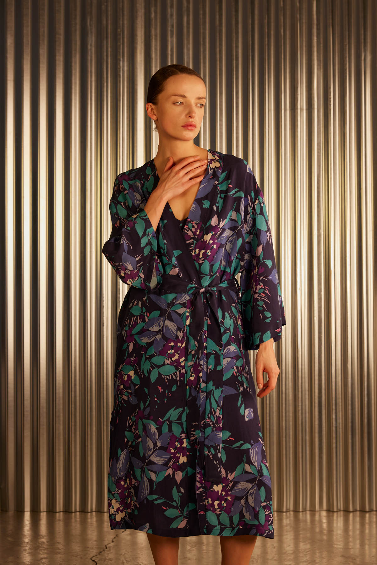 Kadın Vegan Dokuma Kimono