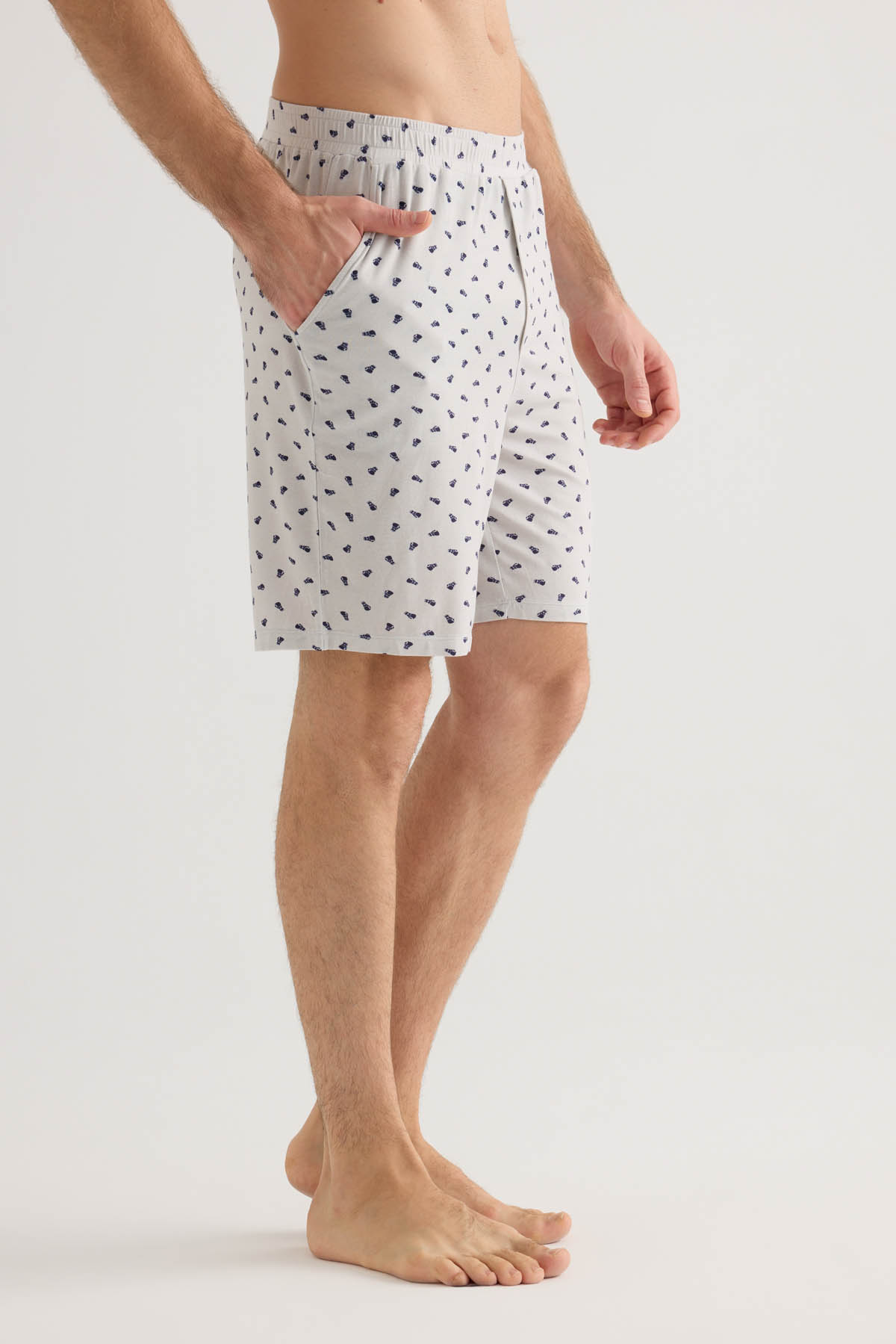 Erkek Modal Cepli Şort Pijama Altı