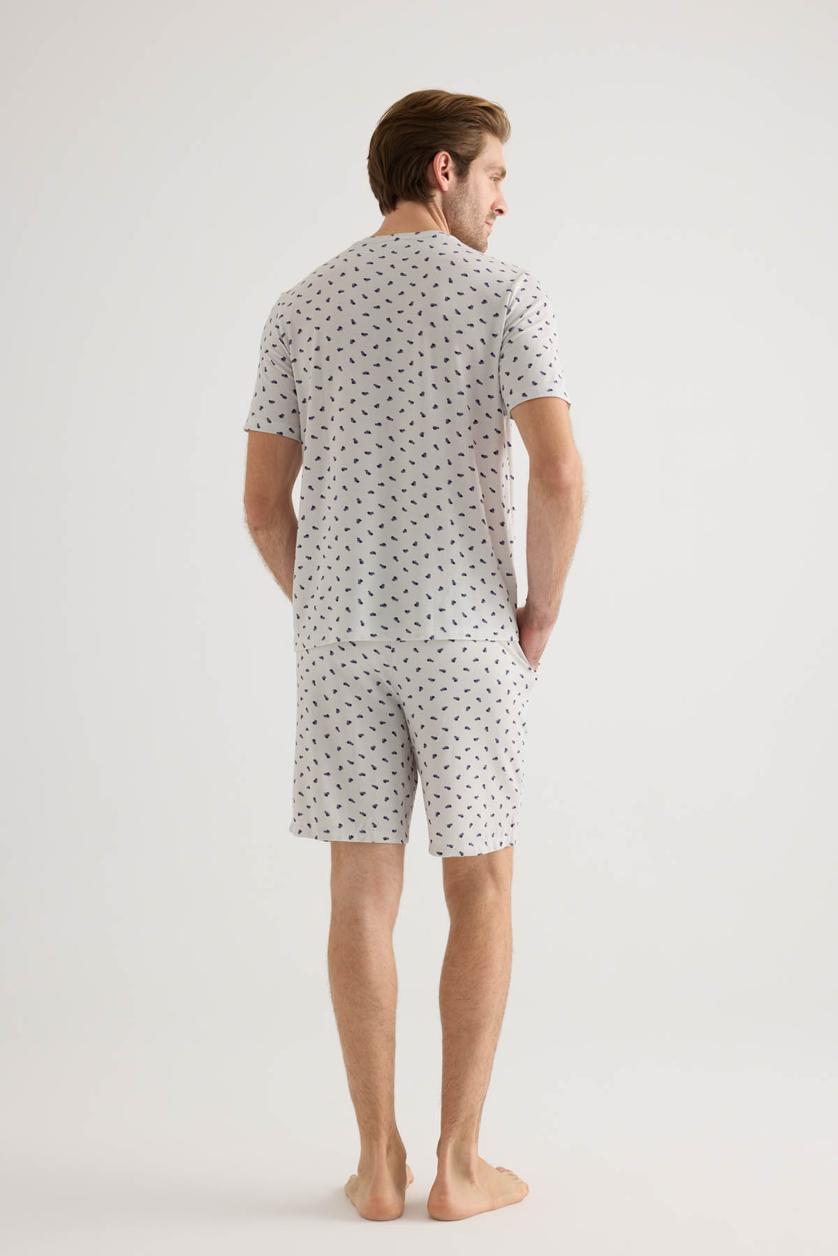 Erkek Modal Cepli Şort Pijama Altı