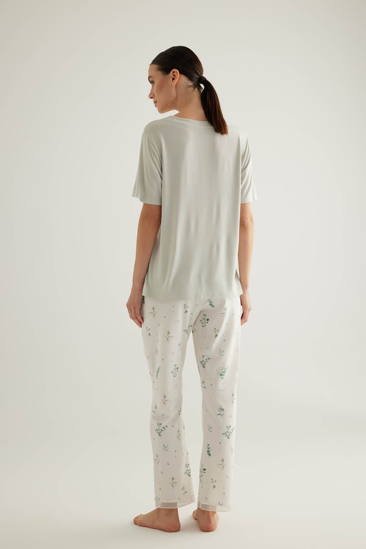 Kadın Pamuklu Uzun Pijama Altı