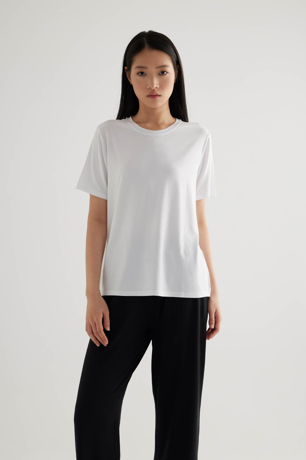 Kadın Modal Kısa Kollu T-shirt