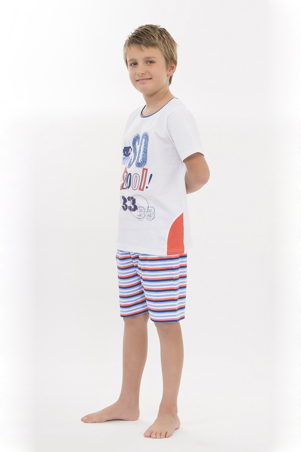 Hays Kids Penye Erkek Çocuk Şortlu Pijama Takımı
