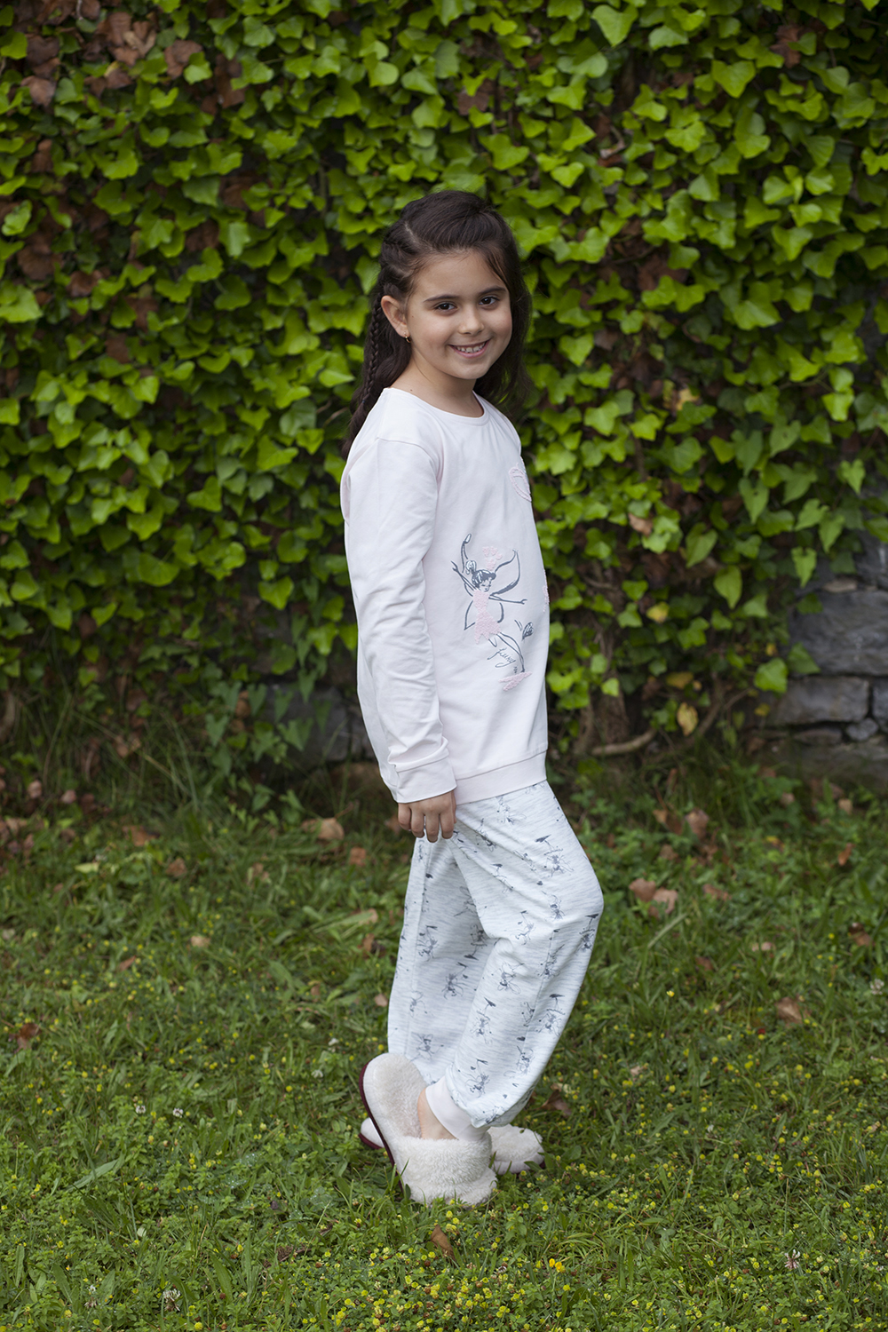 Hays Kids Penye Kız Çocuk 2li Uzun Pijama Takımı