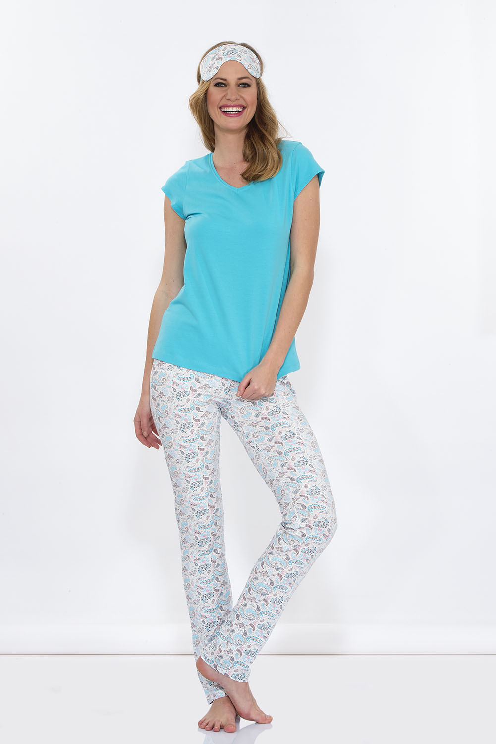 Hays Penye Kadın Kısa Kollu Alt Uzun Pijama Takımı