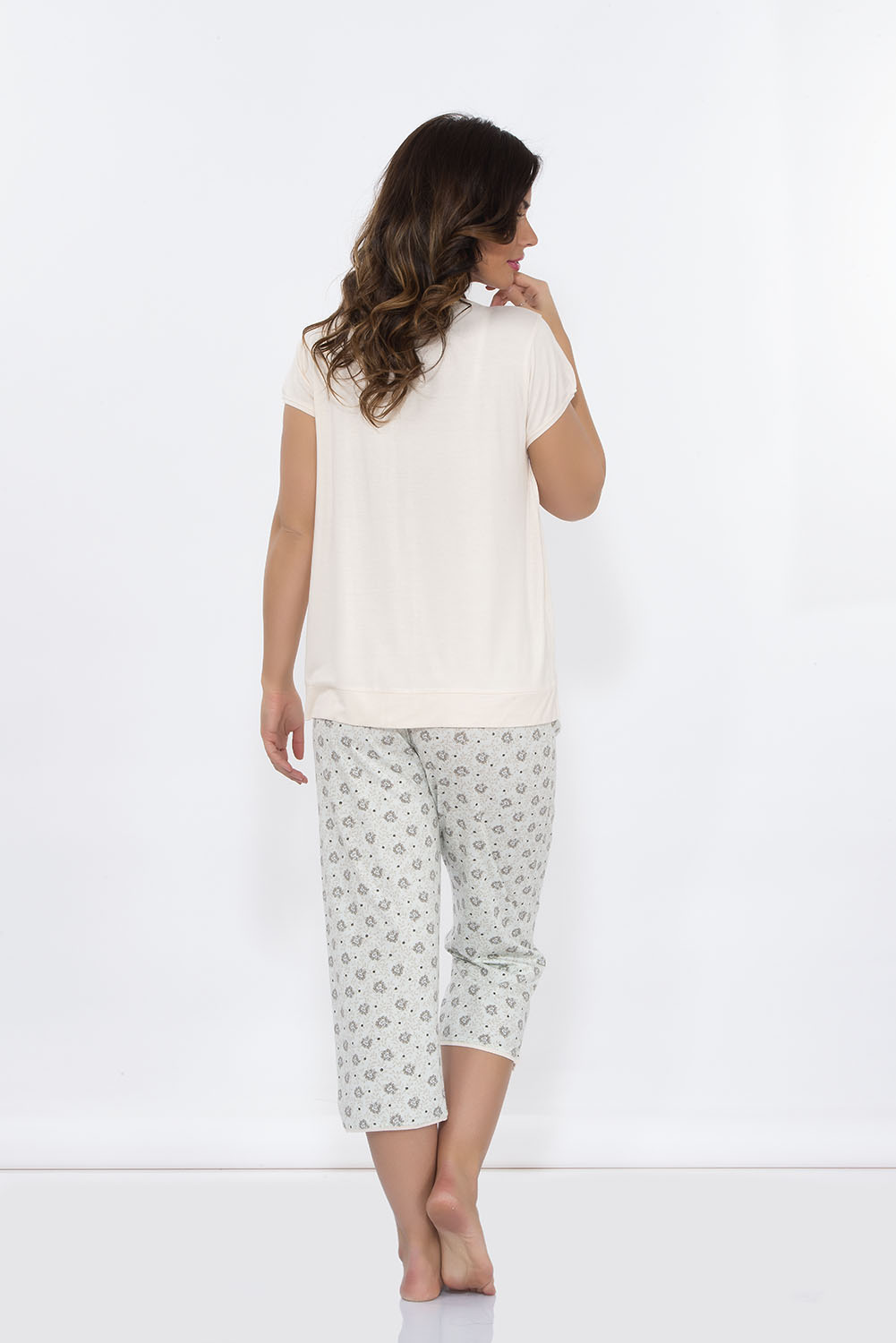 HAYS PLUS SIZE PENYE KAPRI PIJAMA TAKIM