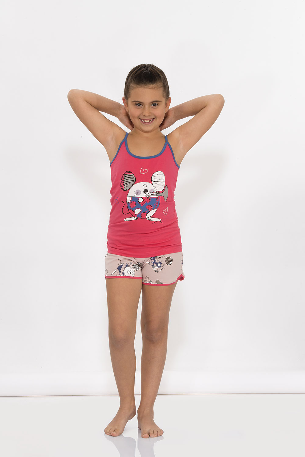 Hays Tria Kız Çocuk Penye Şortlu Pijama Takımı