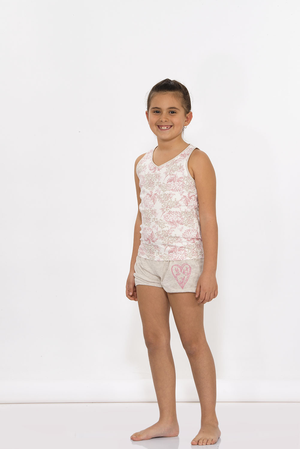 Hays Romana Kız Çocuk Penye Şortlu Pijama Takımı