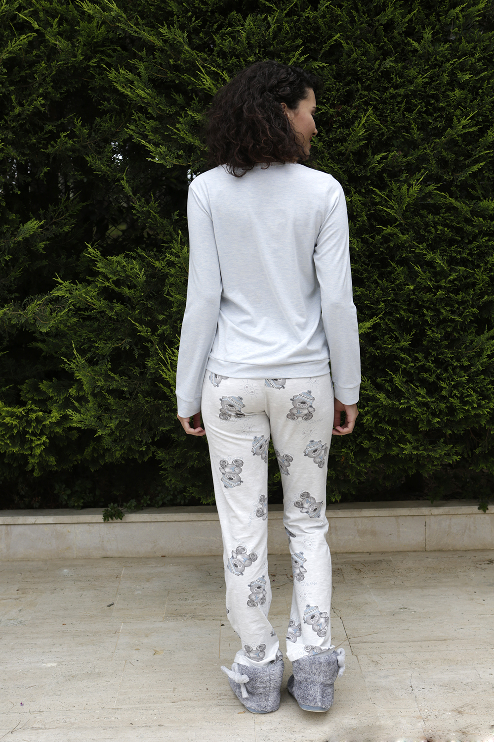 Hays Buongio Penye Kadın 2li Uzun Pijama Takımı