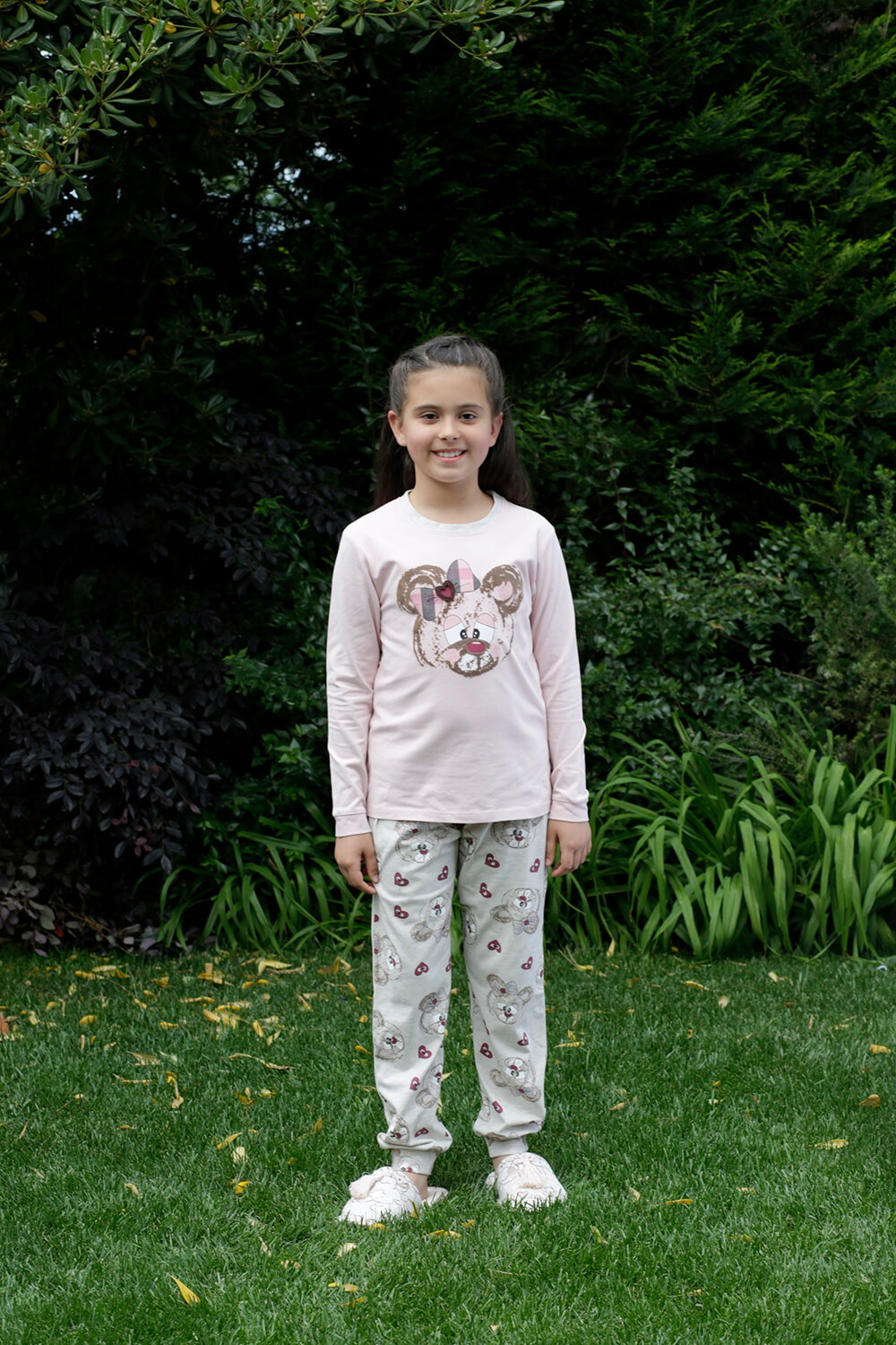 Hays Boo Boo Penye Kız Çocuk 2li Uzun Pijama Takımı