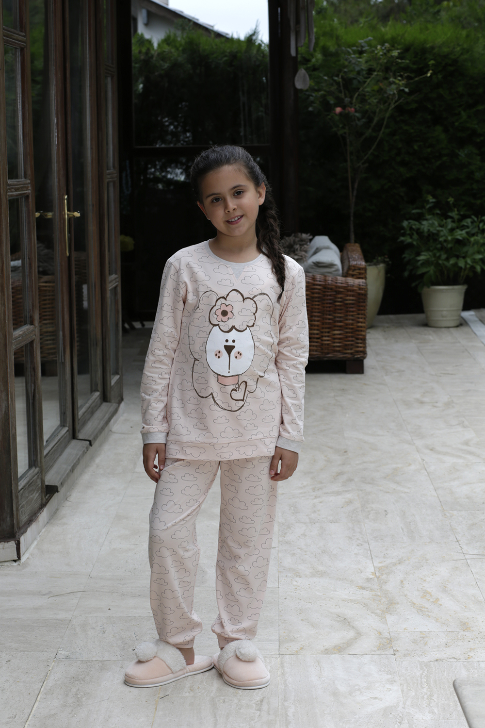 HAYS COOKIE PENYE KIZ ÇOCUK 2LI UZUN PIJAMA TAKIMI