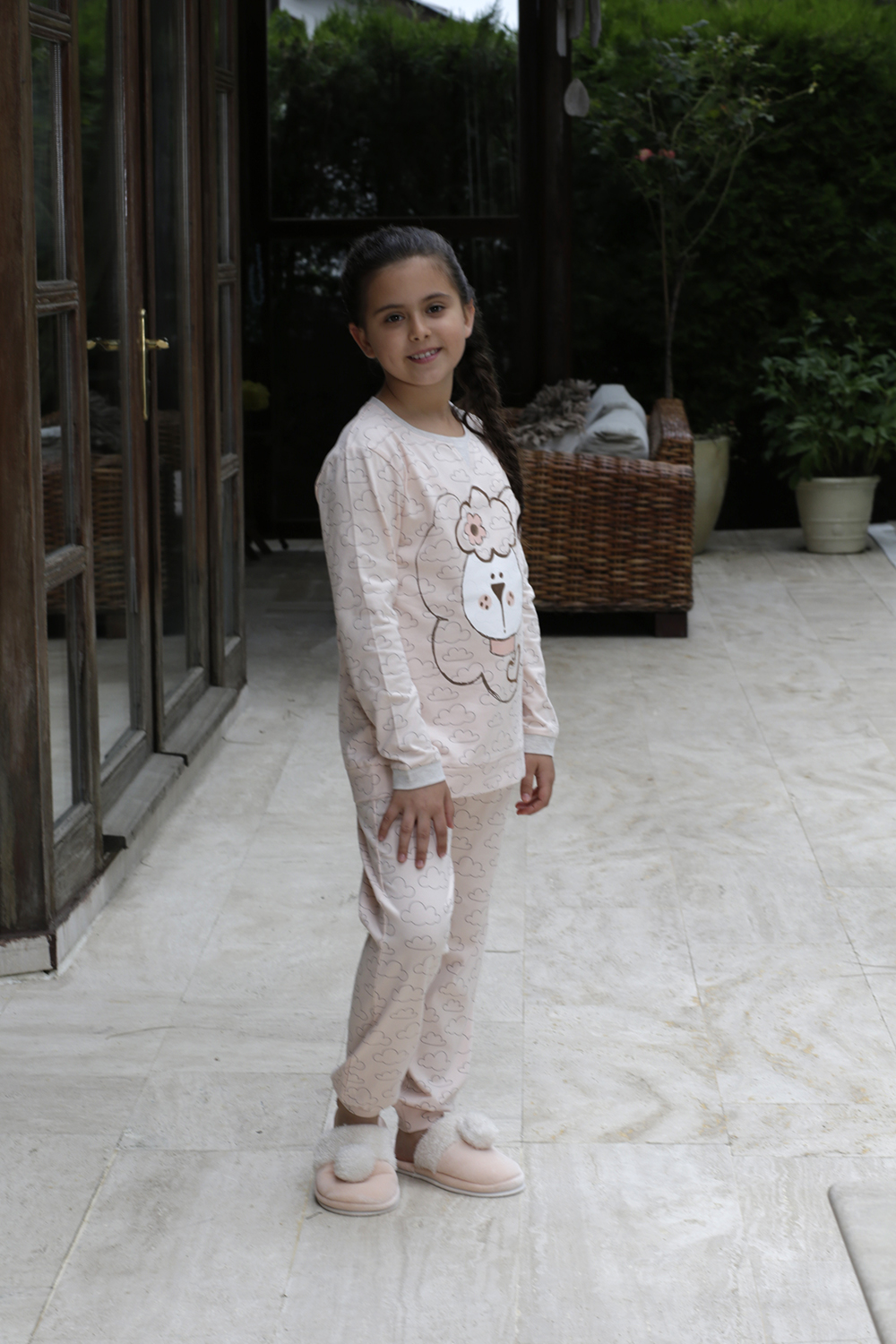 HAYS COOKIE PENYE KIZ ÇOCUK 2LI UZUN PIJAMA TAKIMI