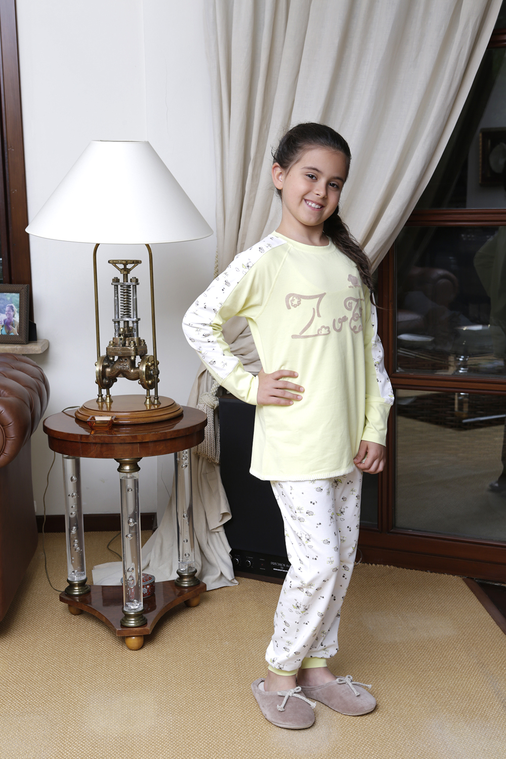 Hays Kids Kız Çocuk Zuzu Baskılı 2li Uzun Pijama Takımı