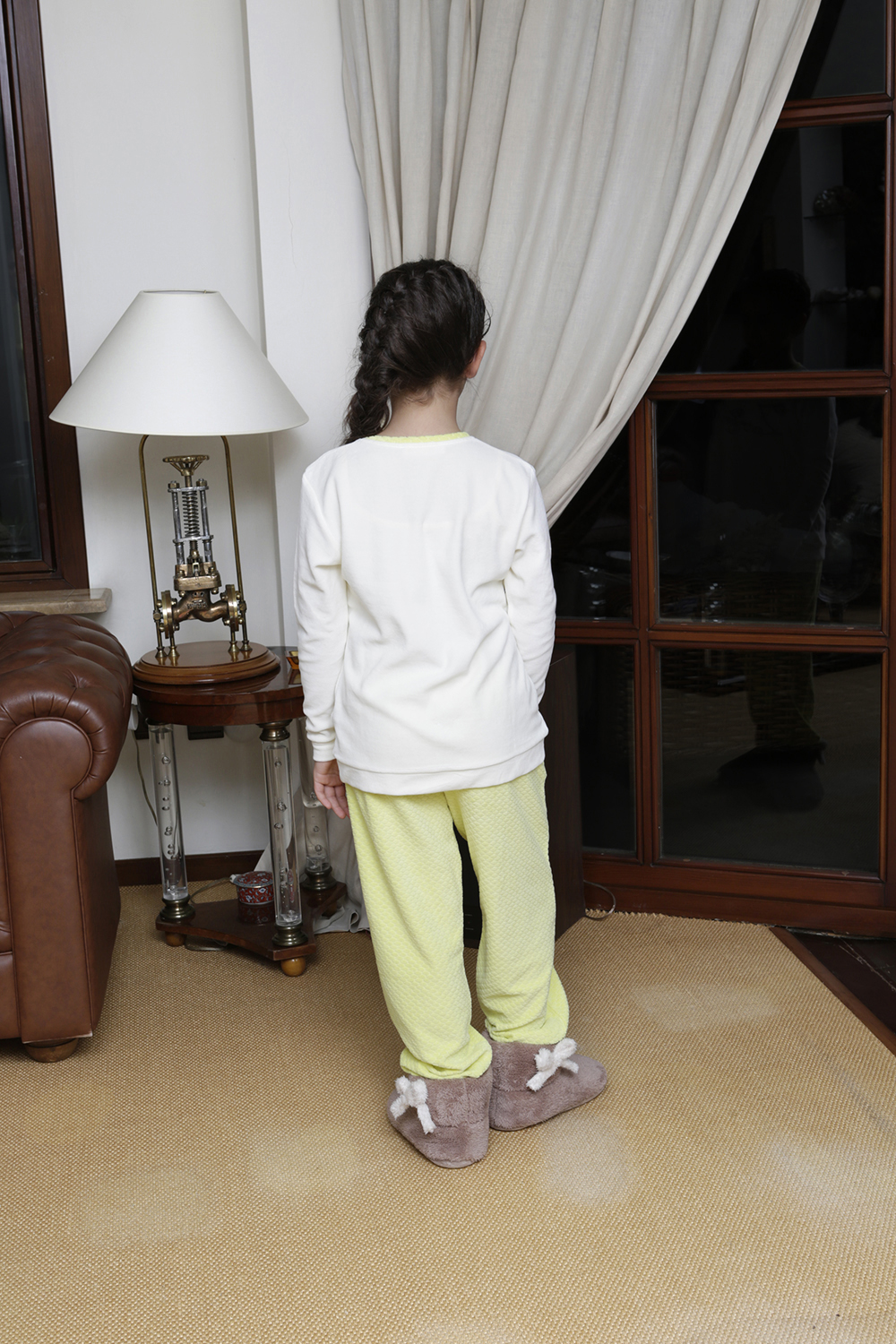 Hays Zuzu Kadife Kız Çocuk 2li Uzun Pijama Takımı