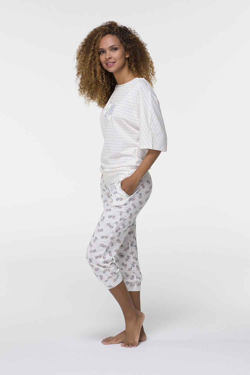 Hays Minika Kadın Penye Midi Pijama Takımı