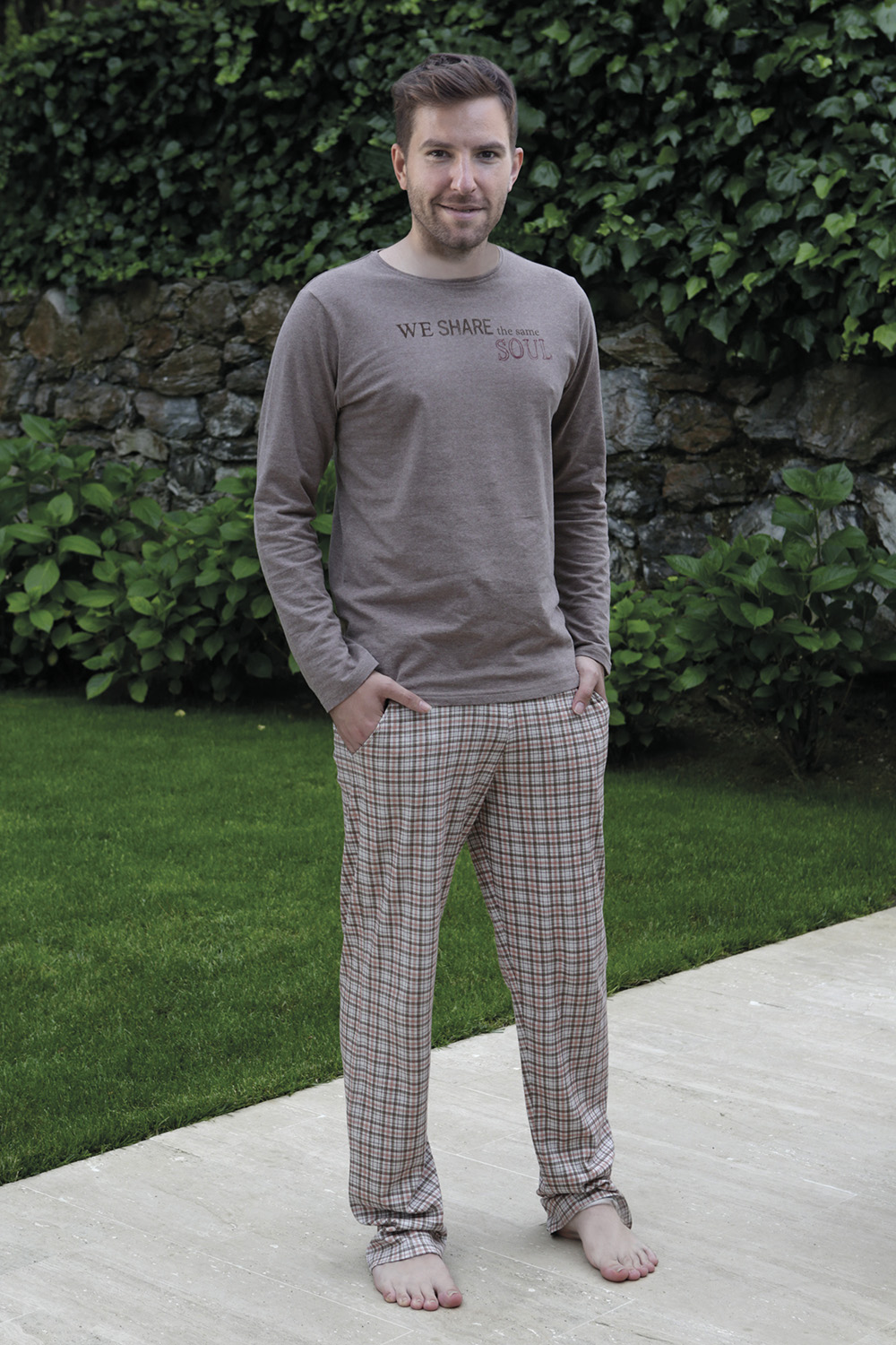 Hays Men Penye 2li Uzun Pijama Takımı
