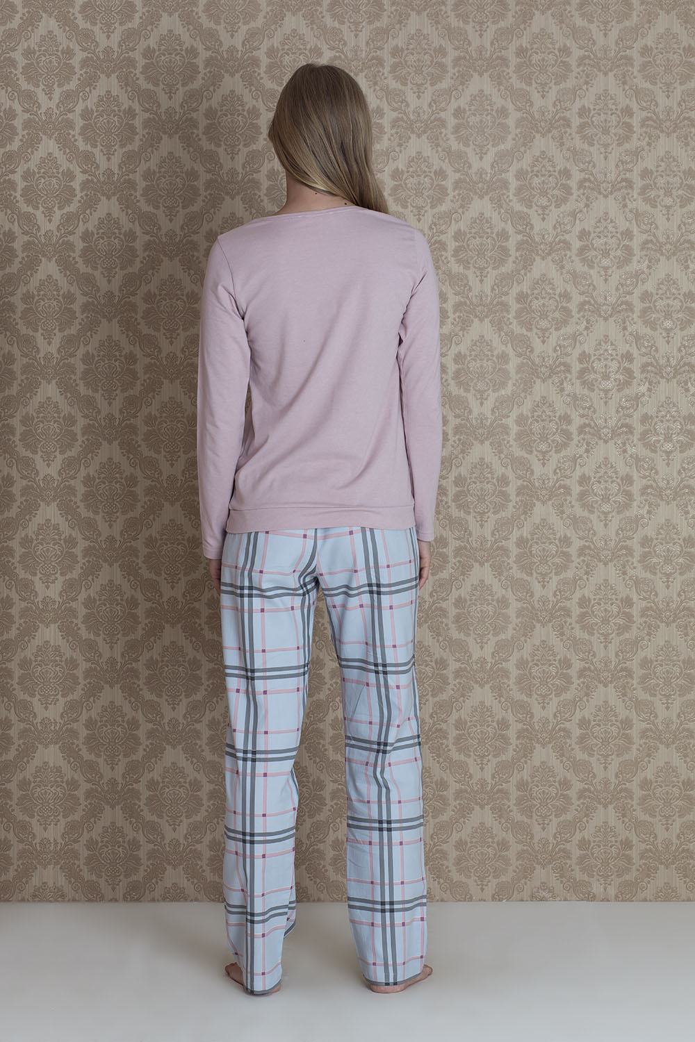 Norda Kadın Ekose 2li Pijama Takım