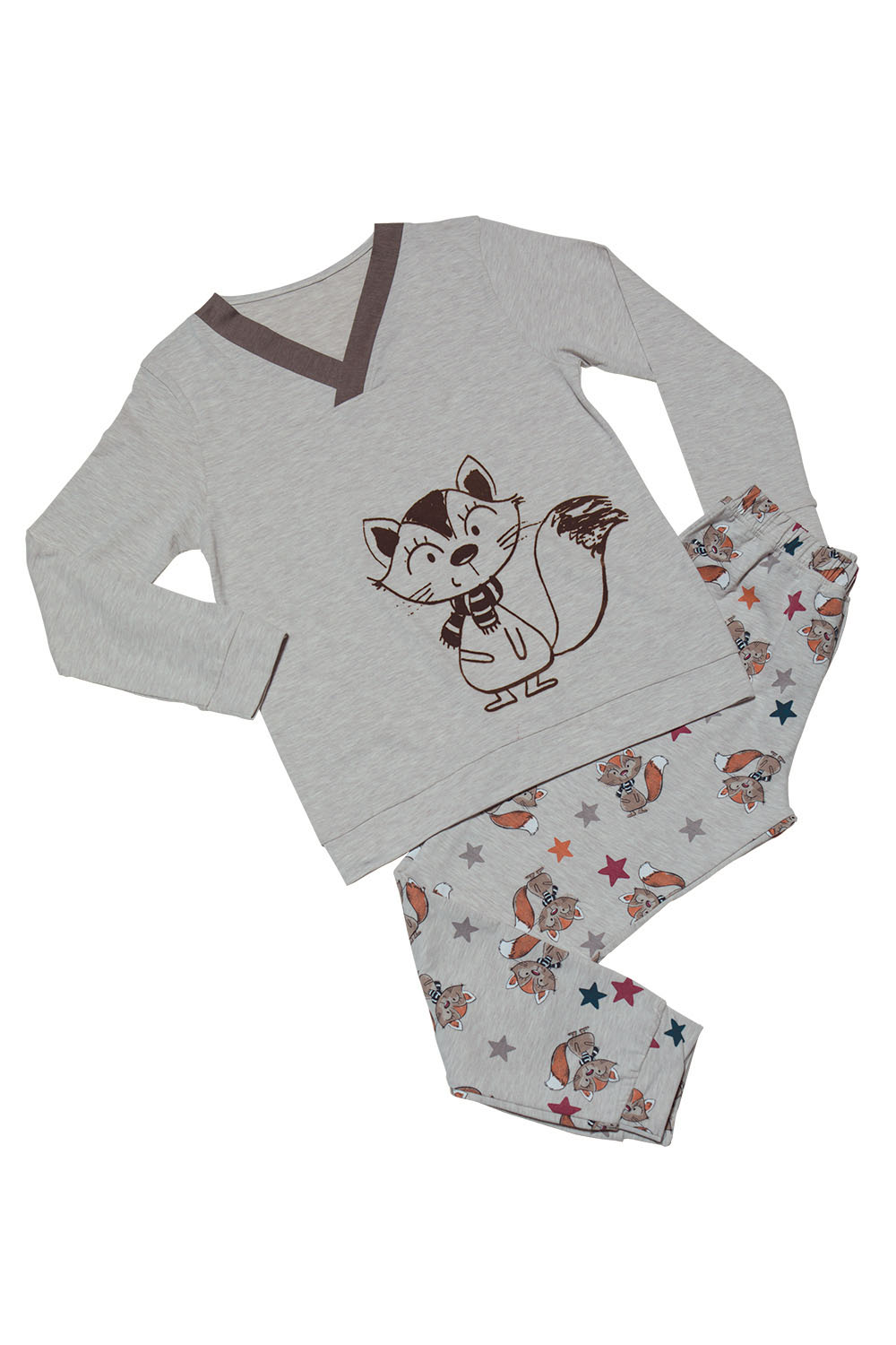 Kids Kız Çocuk 2li Pijama Takımı