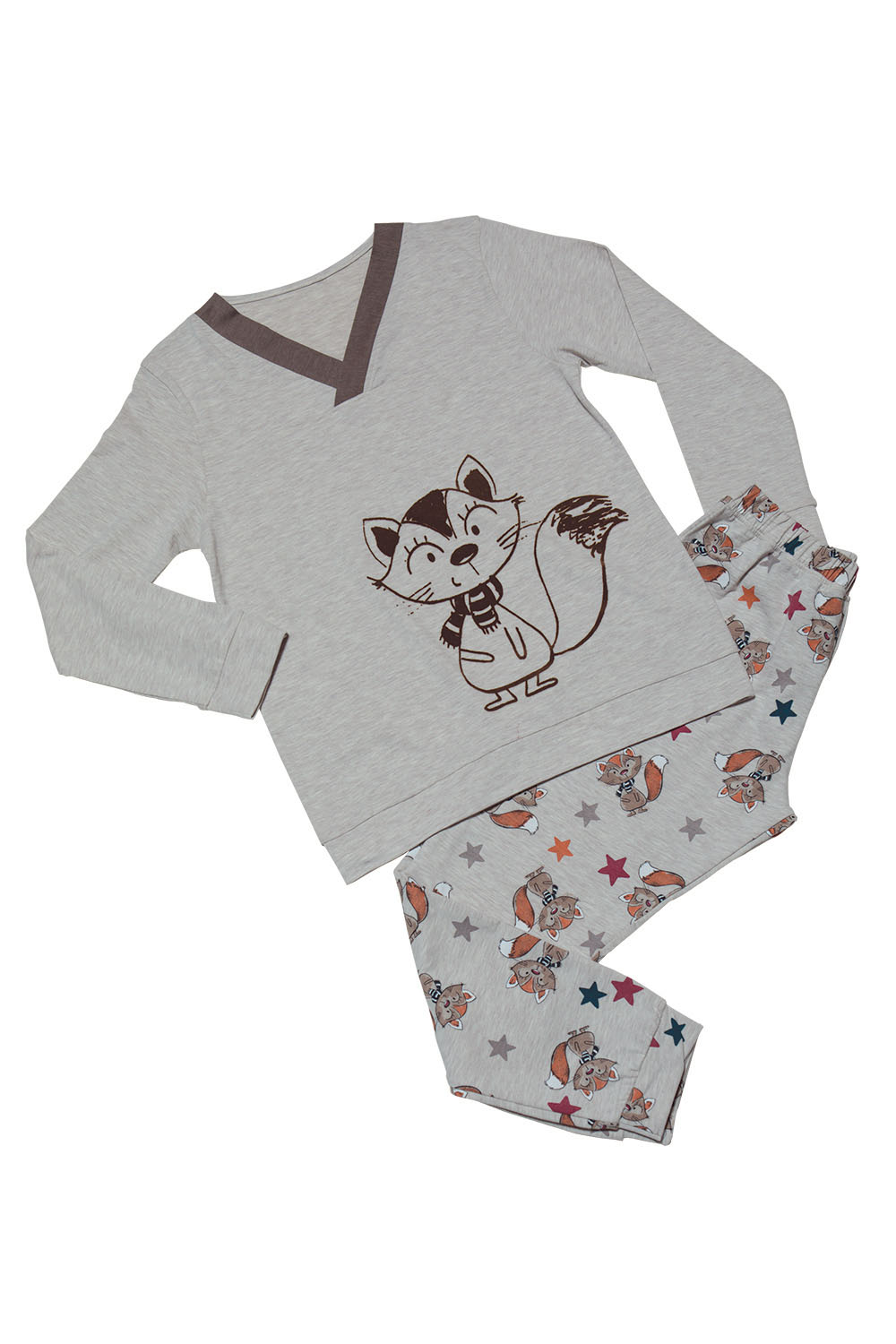 Kids Kız Çocuk 2li Pijama Takımı