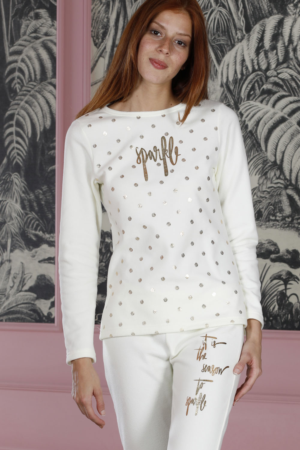 Hays Homewell Kadın Polar 2li Pijama Takımı