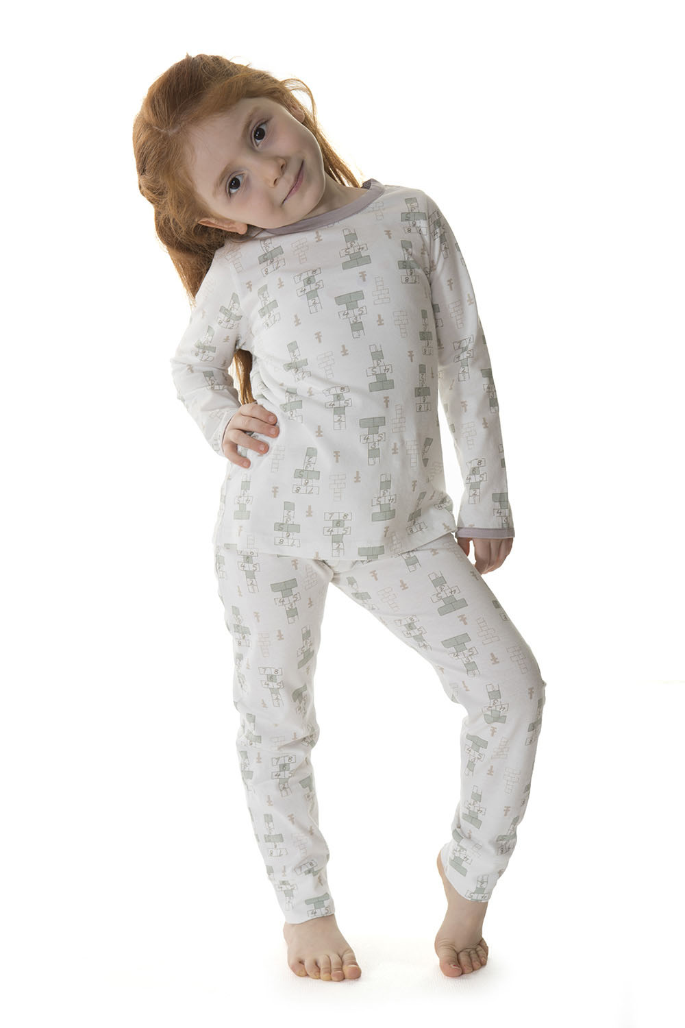 Kids Kız Çocuk Penye 2li Pijama Takımı