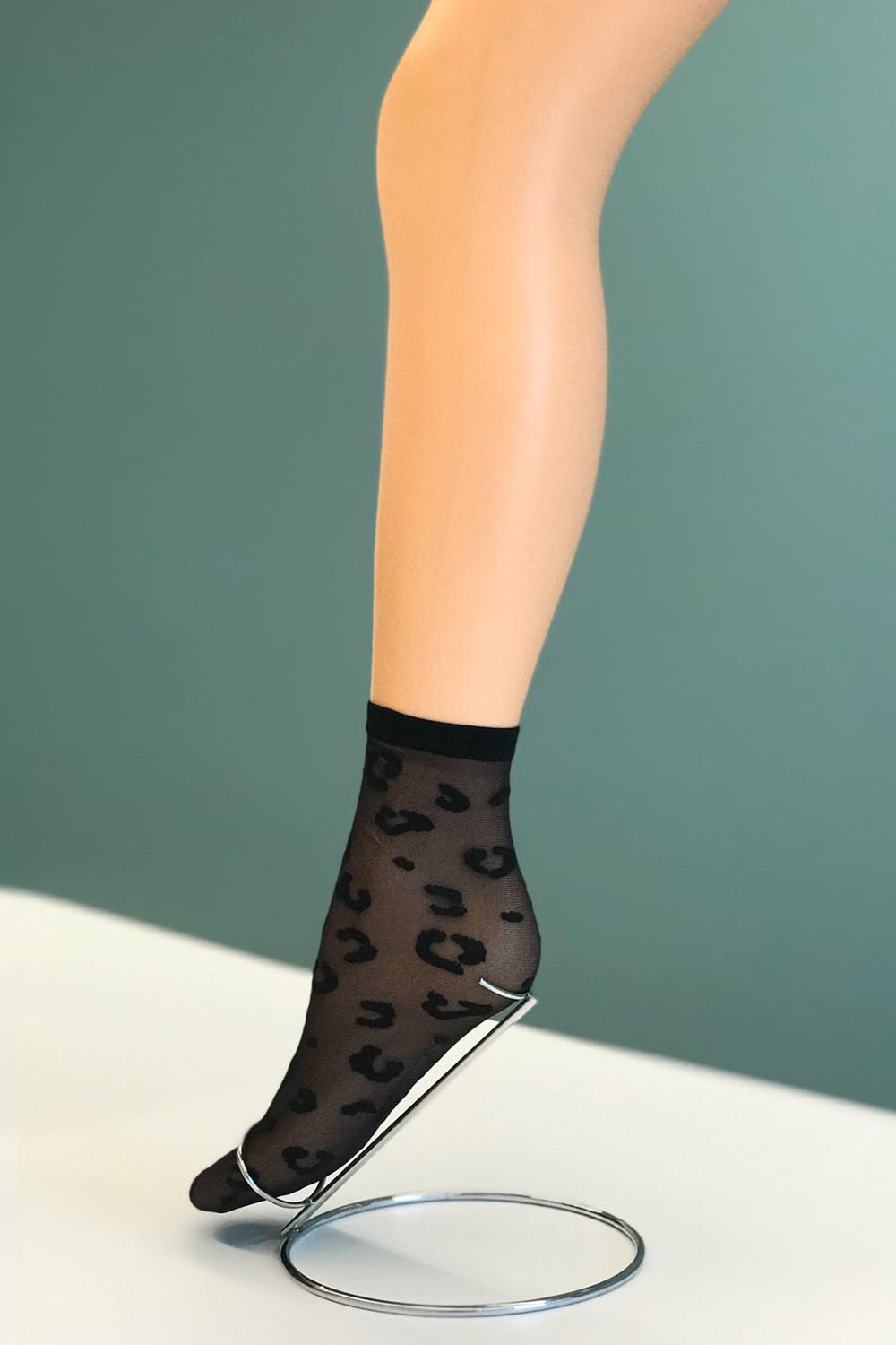 Kadın İnce Desenli Soket Çorap