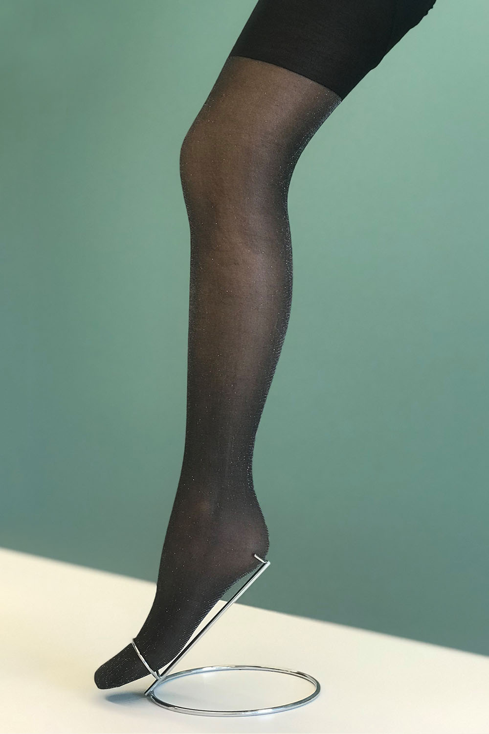 Kadın Simli Burnu Dayanıklı İnce Külotlu Çorap