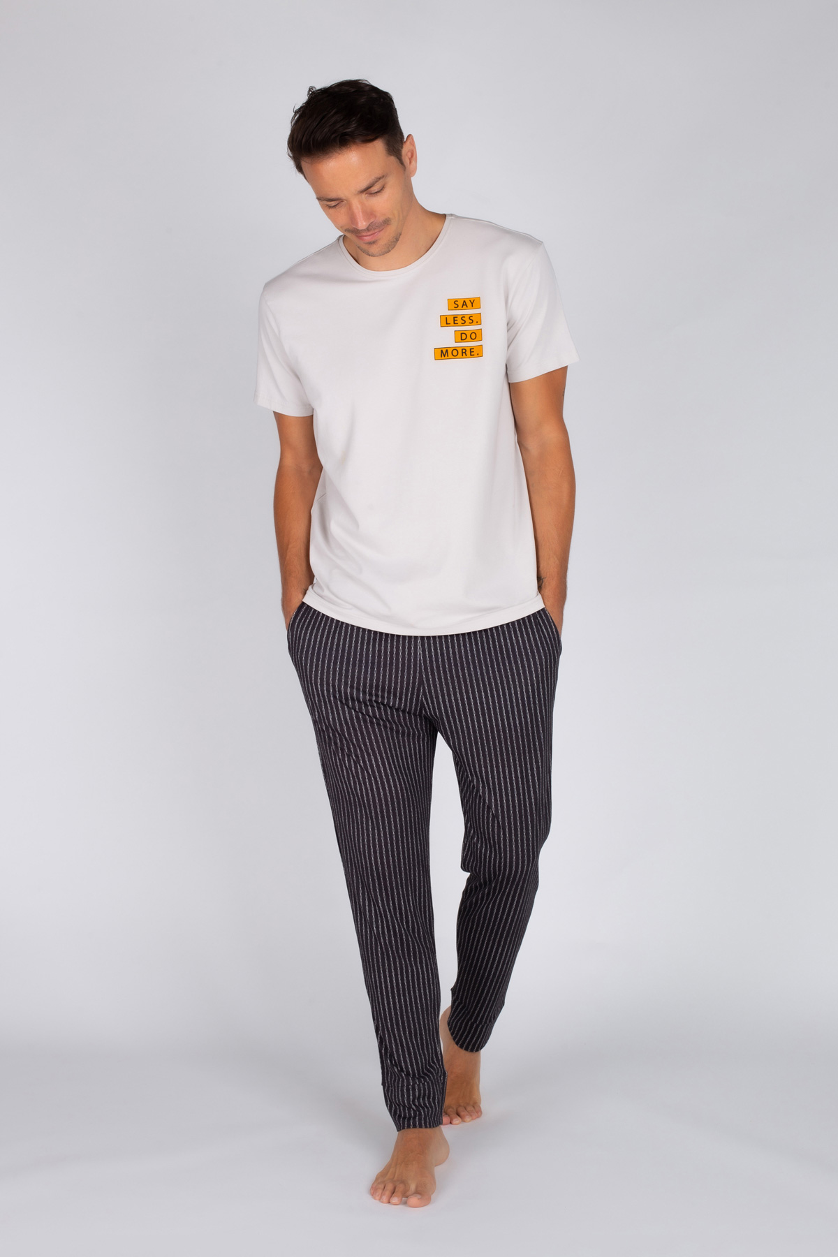 Erkek Uzun Pijama Takımı