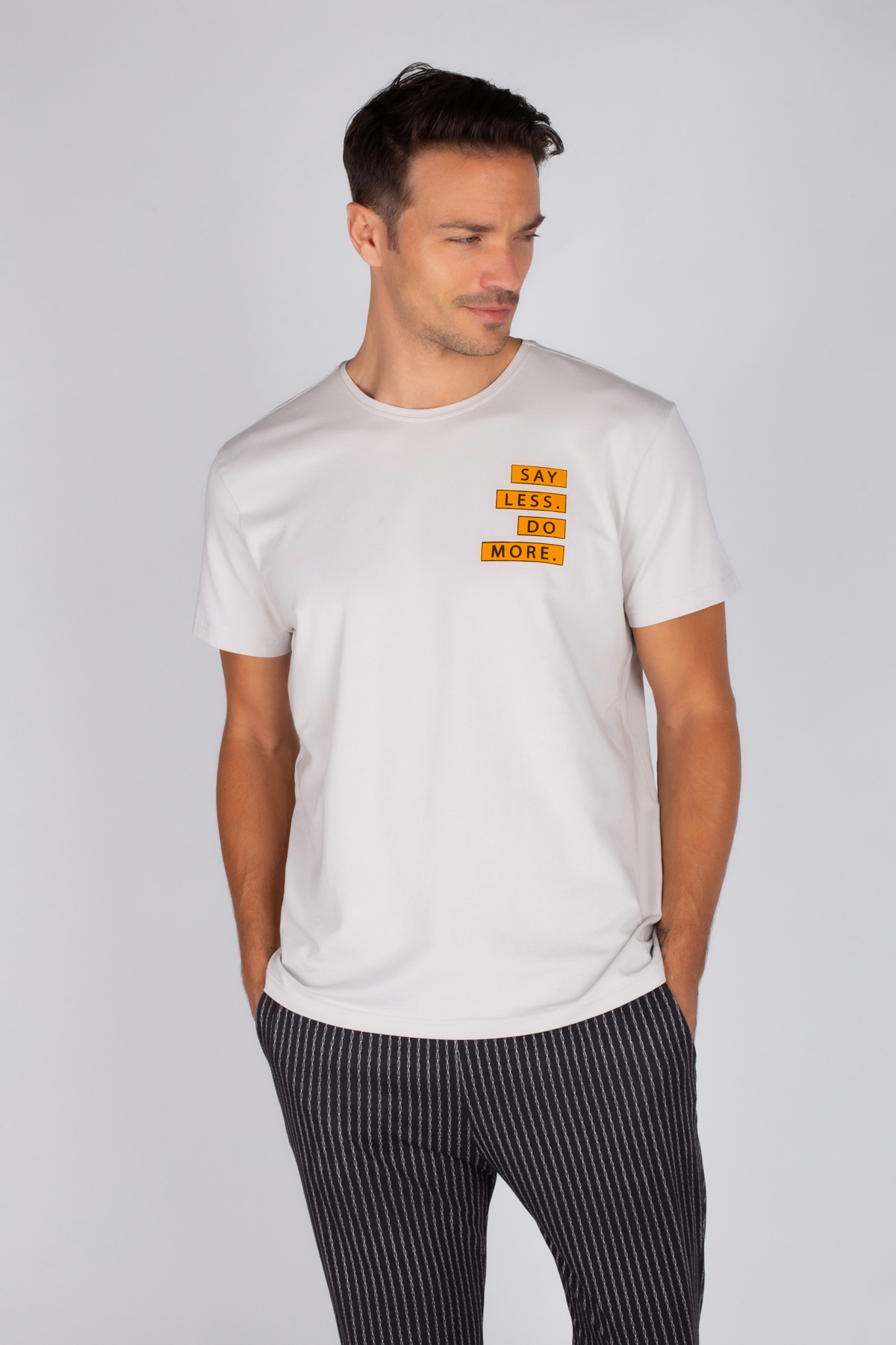 Erkek Uzun Pijama Takımı