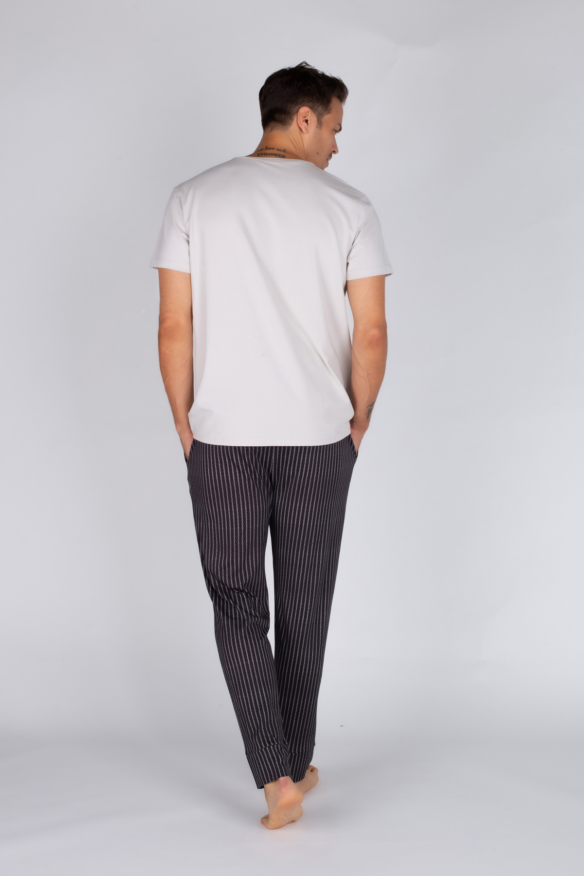 Erkek Uzun Pijama Takımı