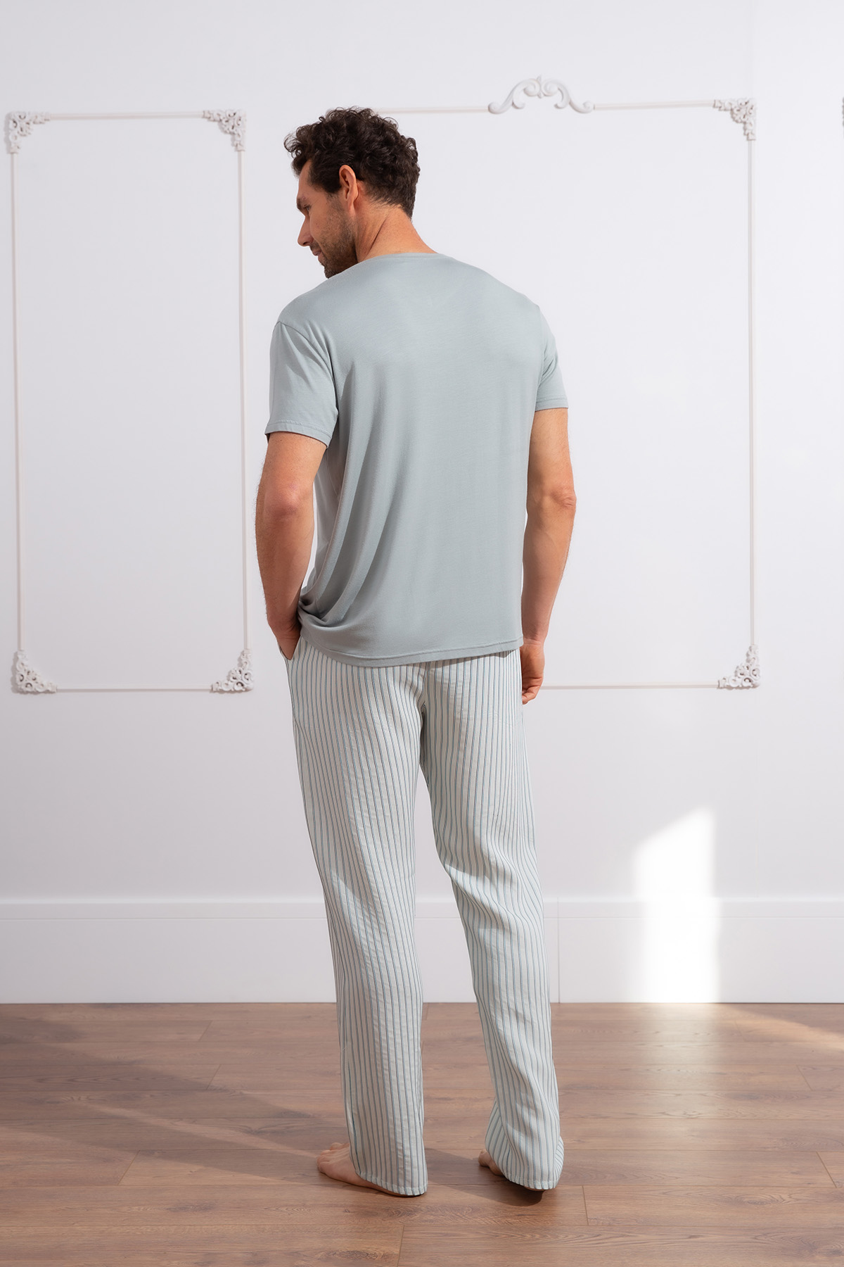 Erkek Uzun Pijama Takımı