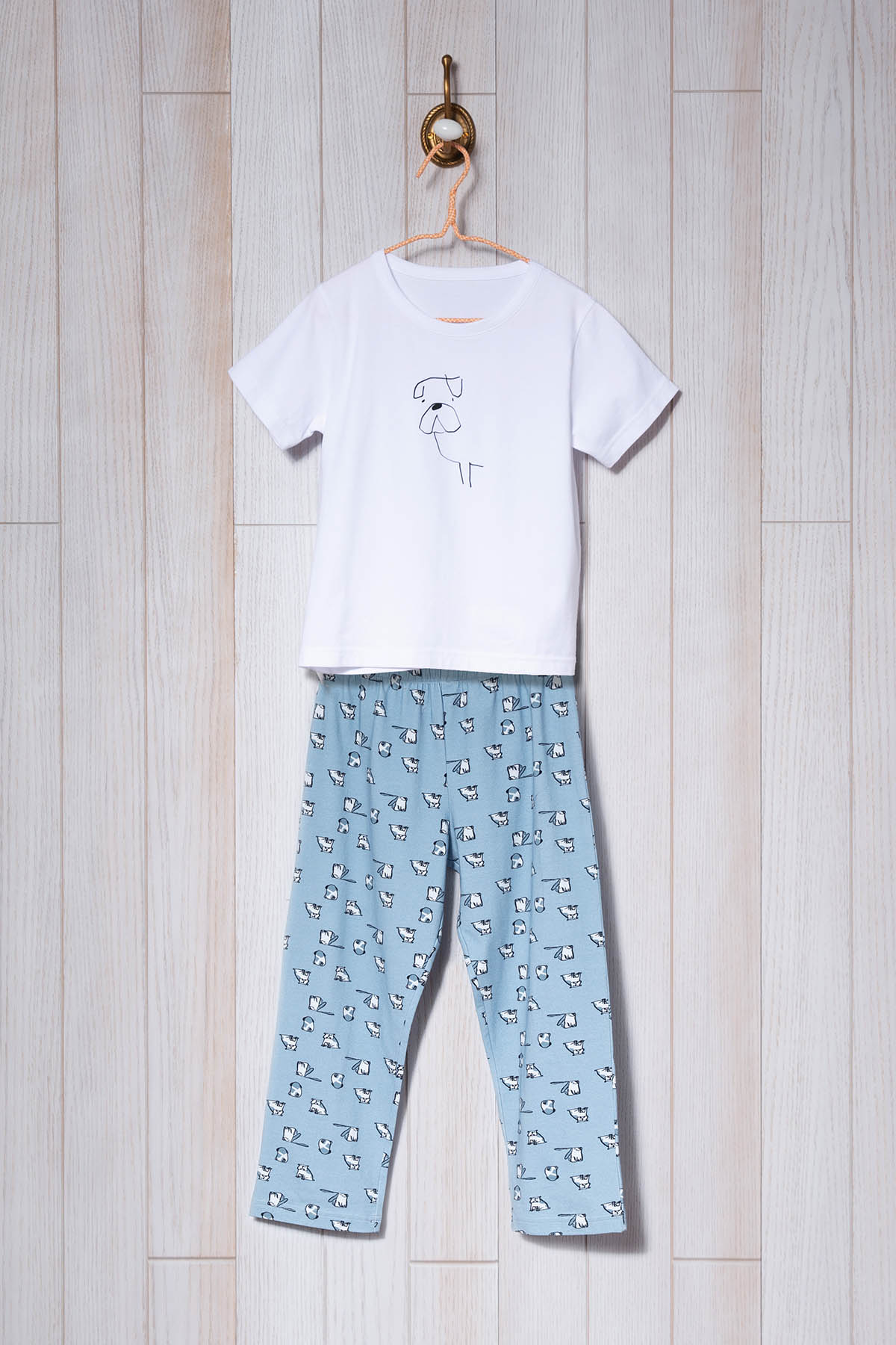 Erkek Çocuk Uzun Pijama Takımı