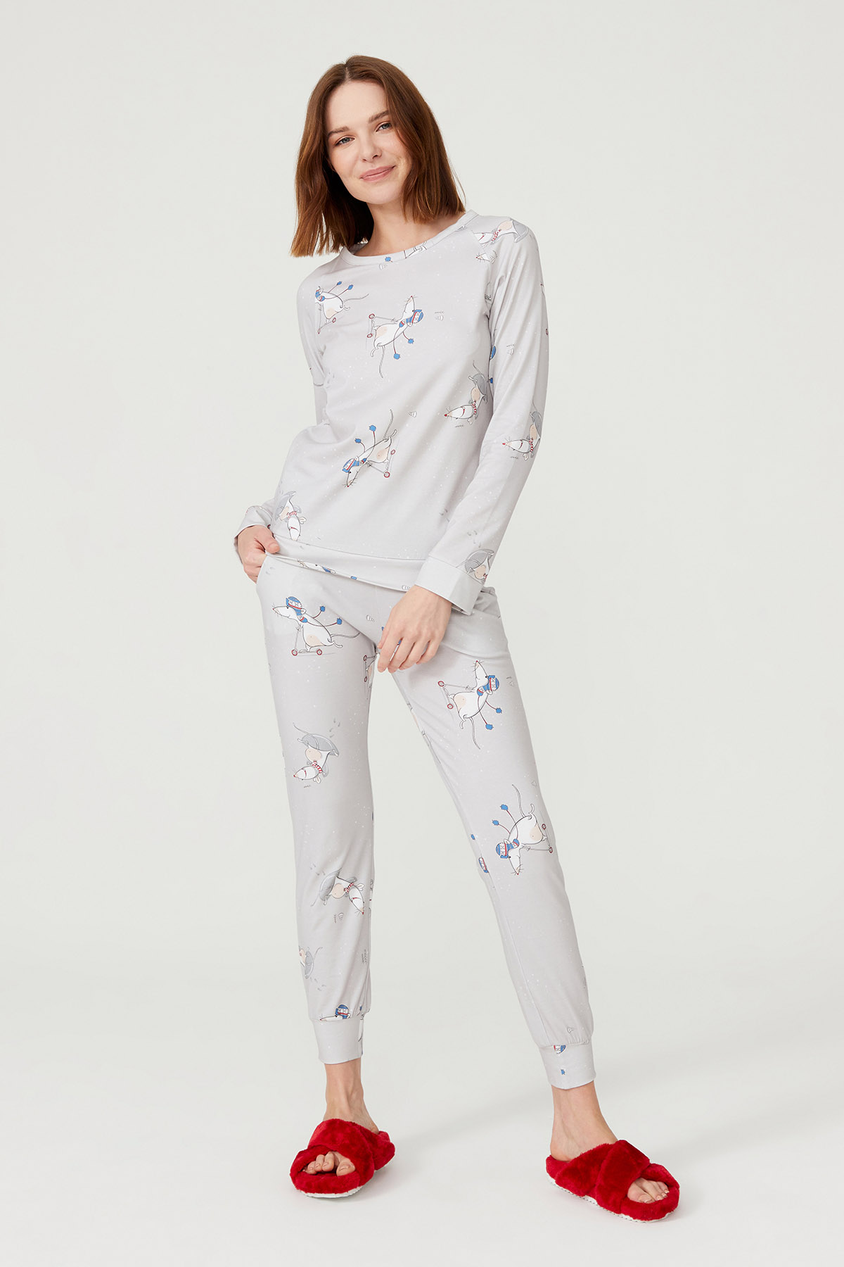 Kadın Uzun Pijama Takımı