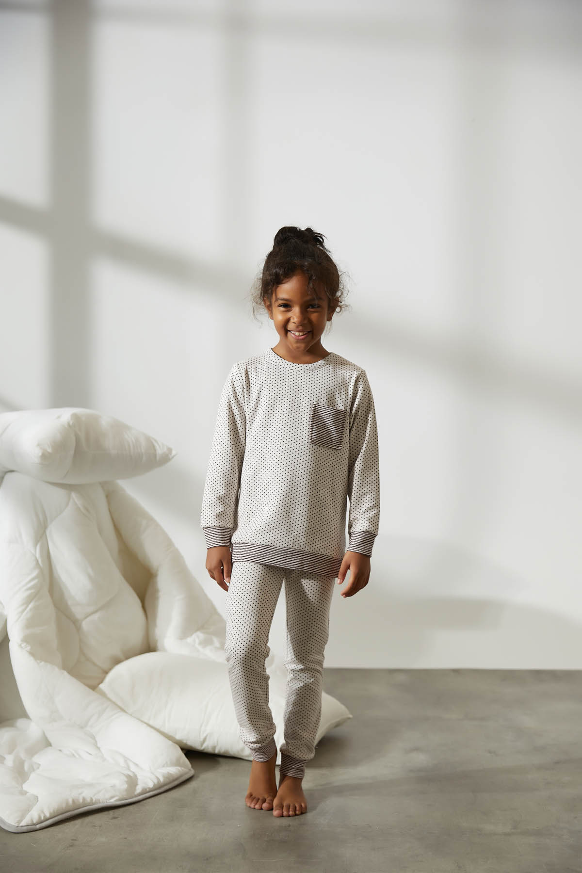 Kız Çocuk Uzun Pijama Takımı