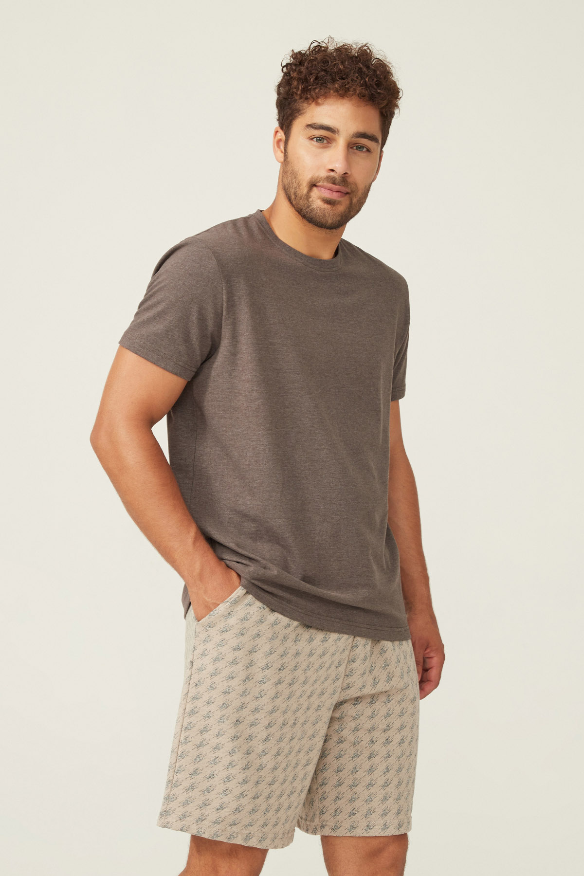 Erkek Şortlu Pijama Takımı