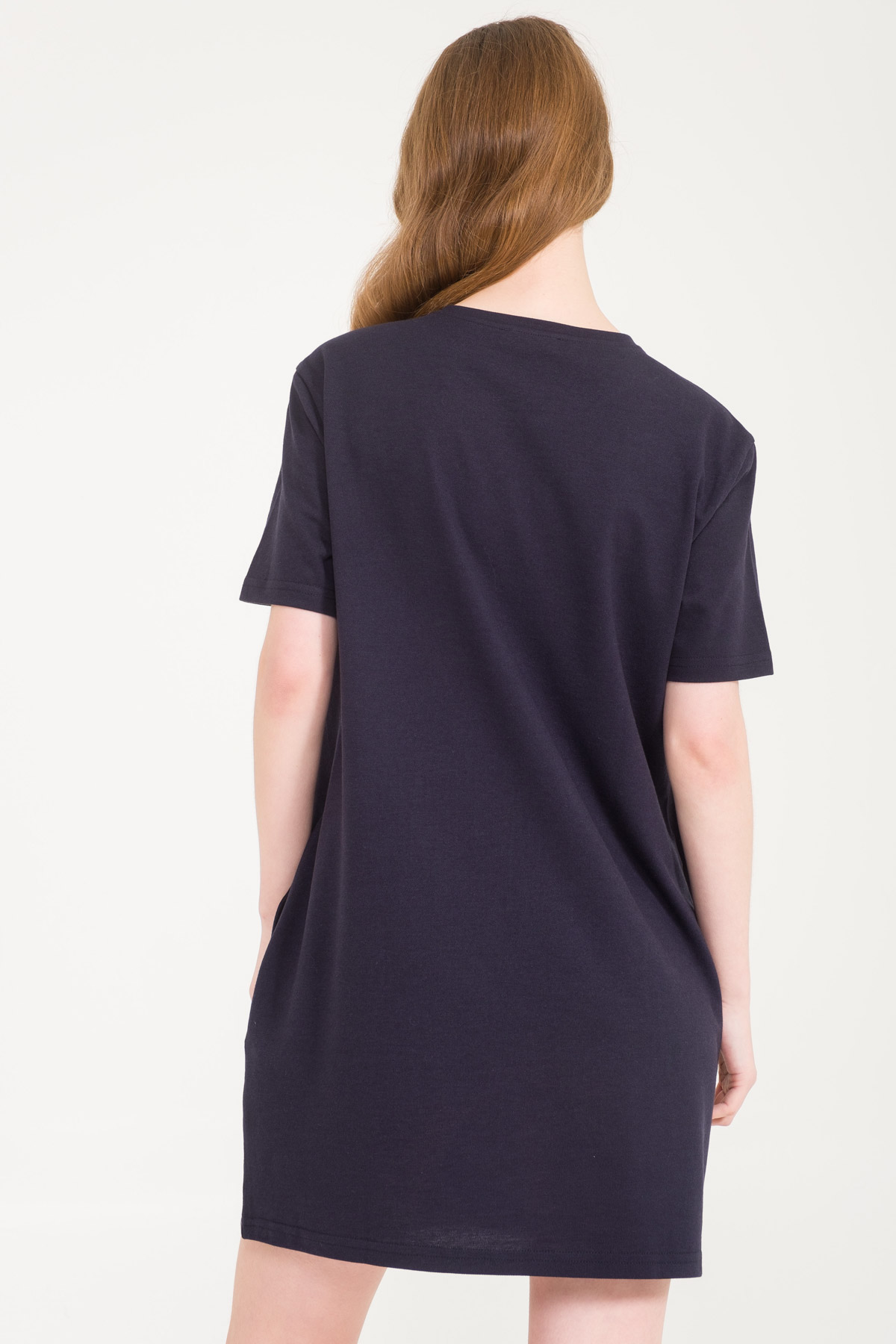 Kadın Lacoste Kısa Kollu T-shirt Elbise