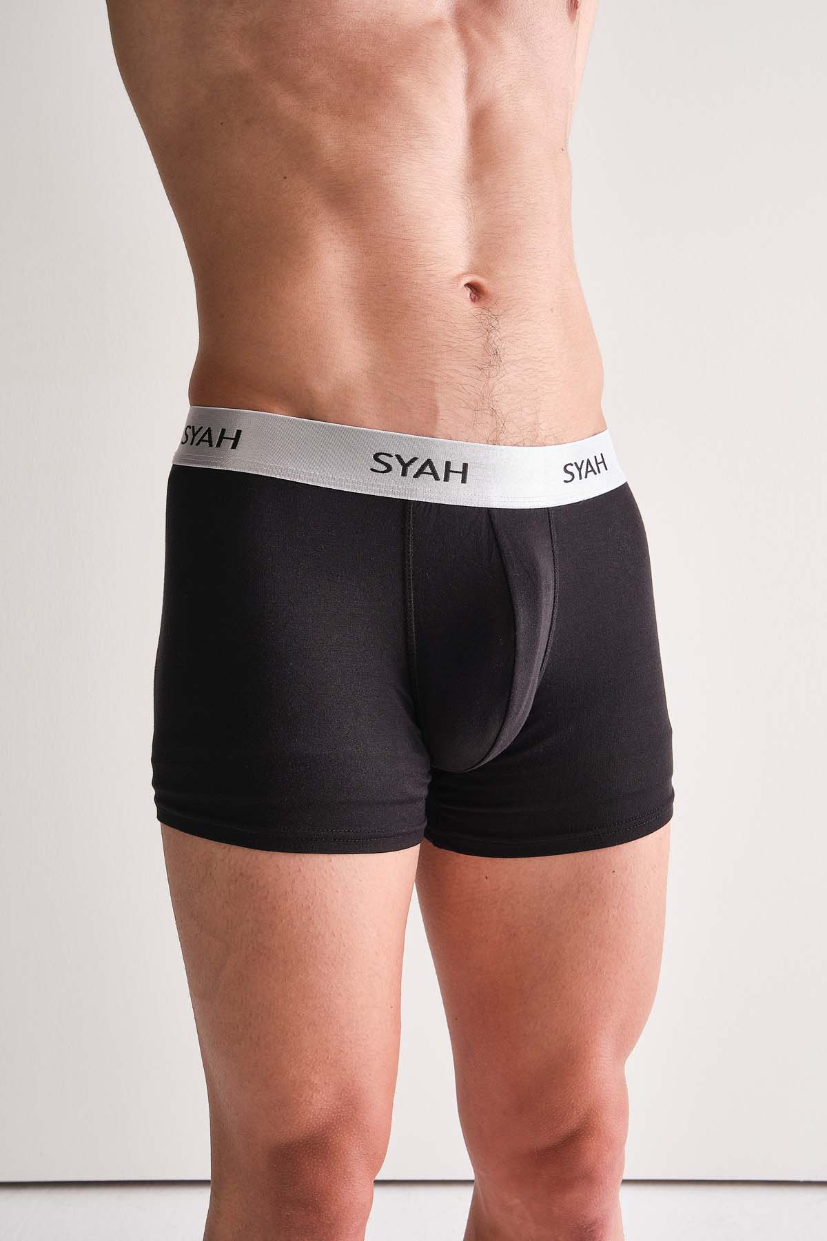  Modal Gri Lastikli Erkek Boxershort