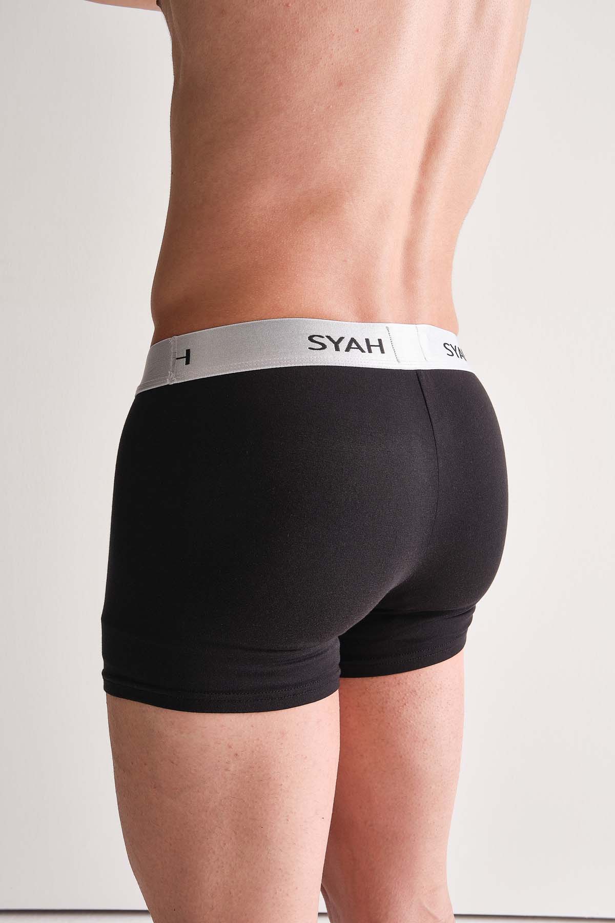  Modal Gri Lastikli Erkek Boxershort