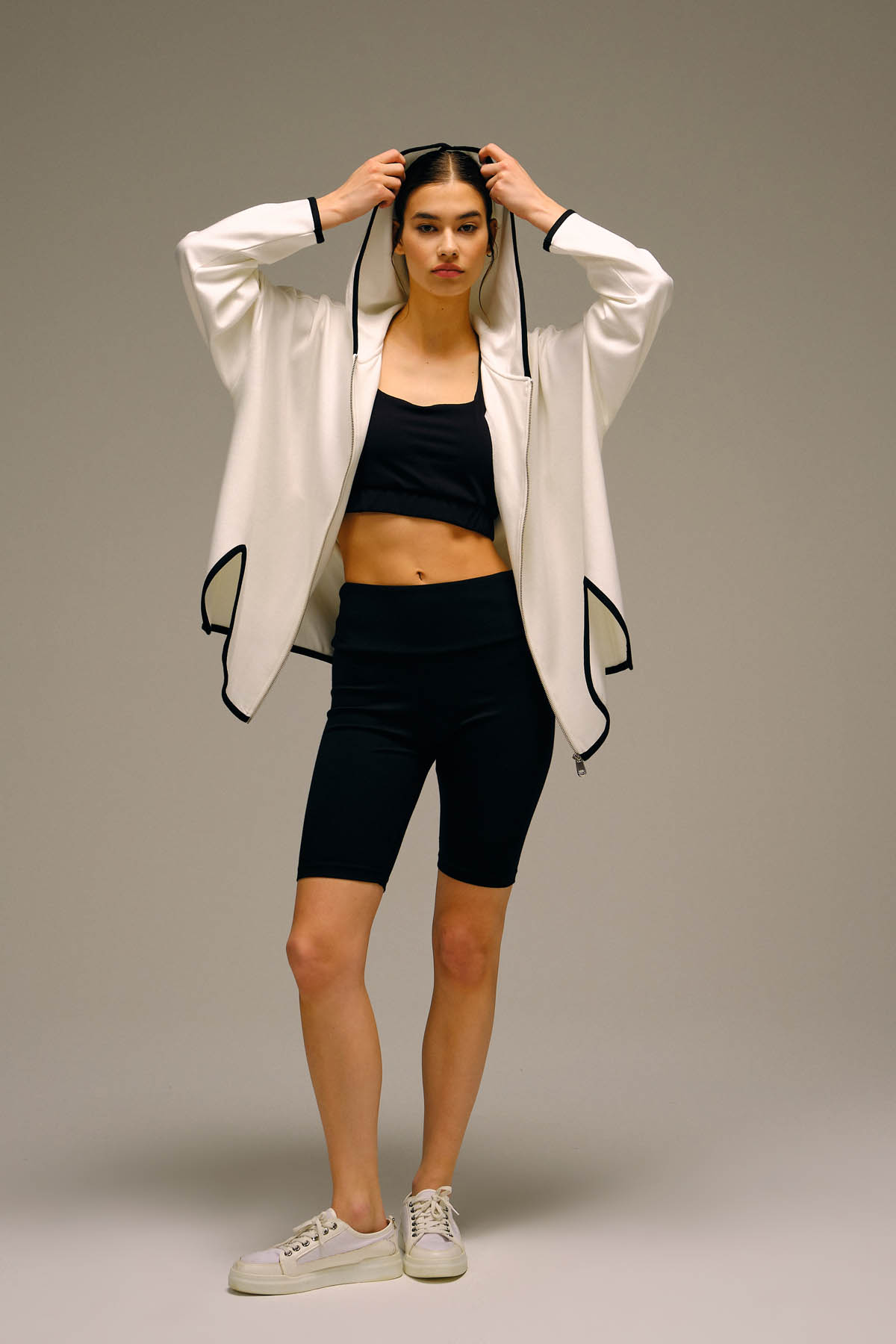 Kadın Viscose Örme Oversize Ceket