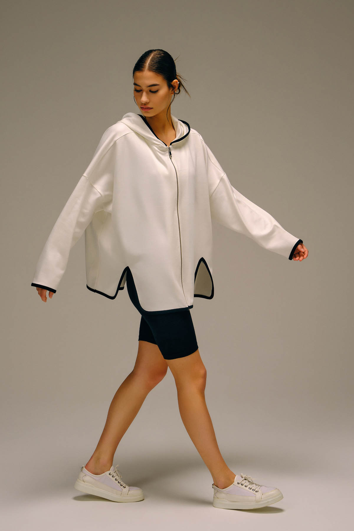 Kadın Viscose Örme Oversize Ceket