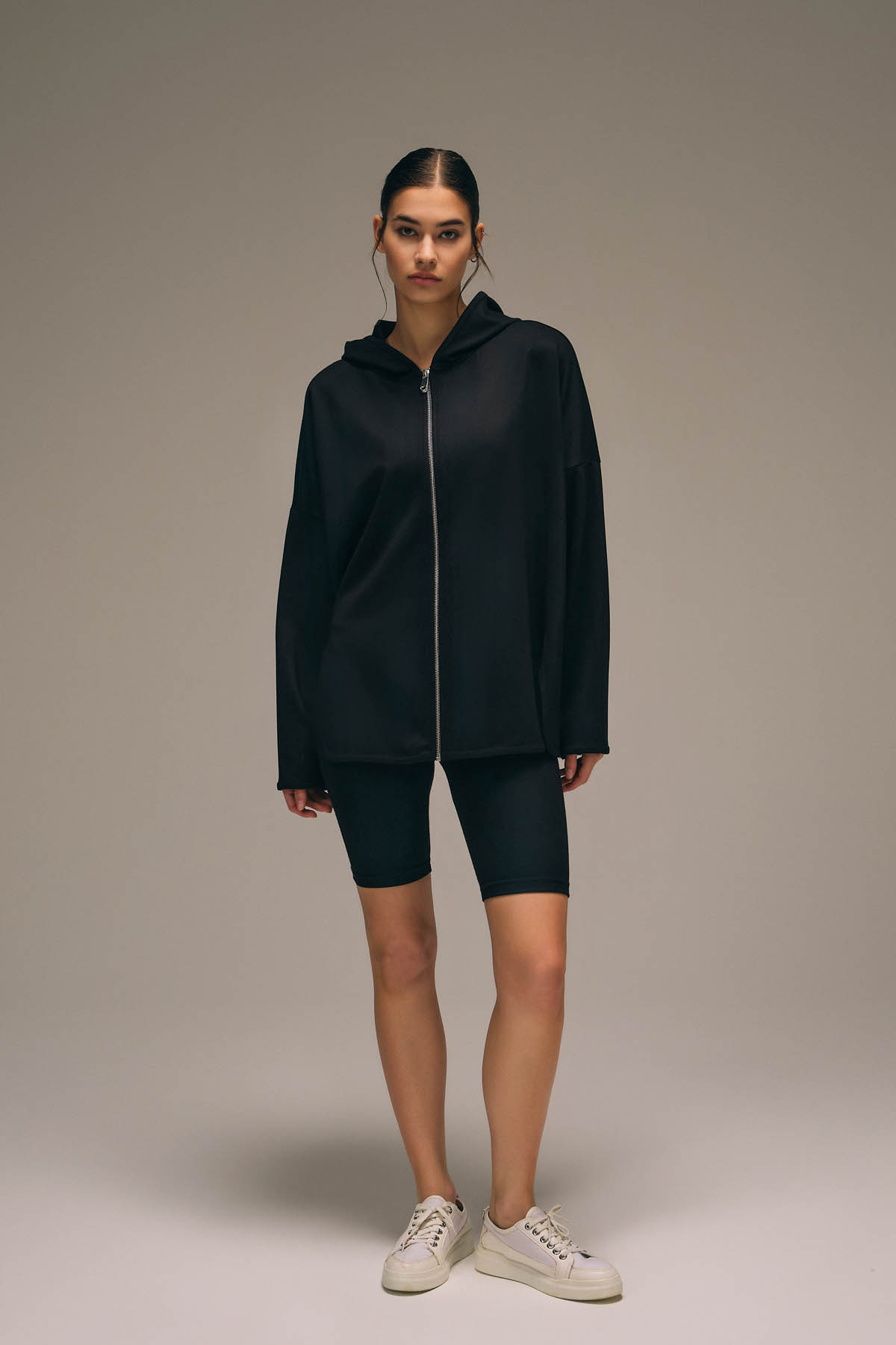 Kadın Viscose Örme Oversize Ceket