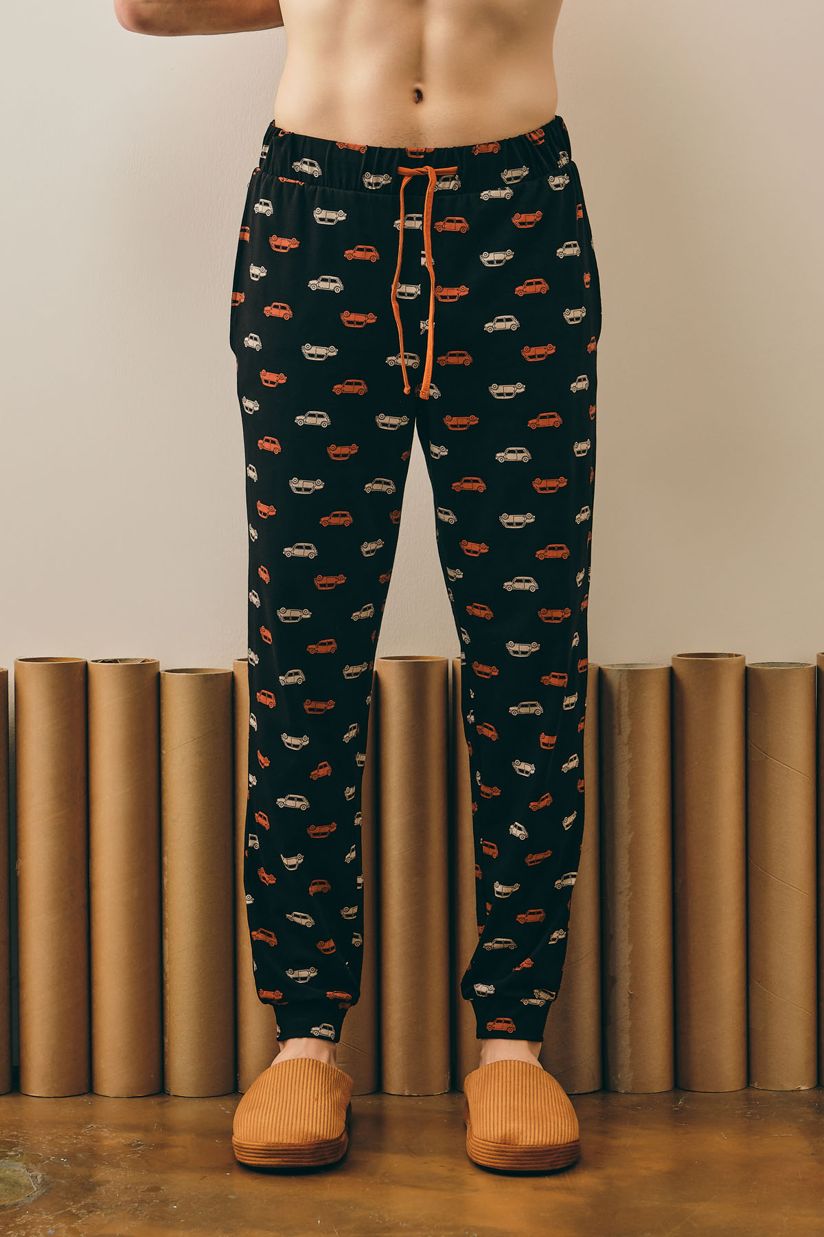 Erkek Pamuklu Uzun Pijama Altı