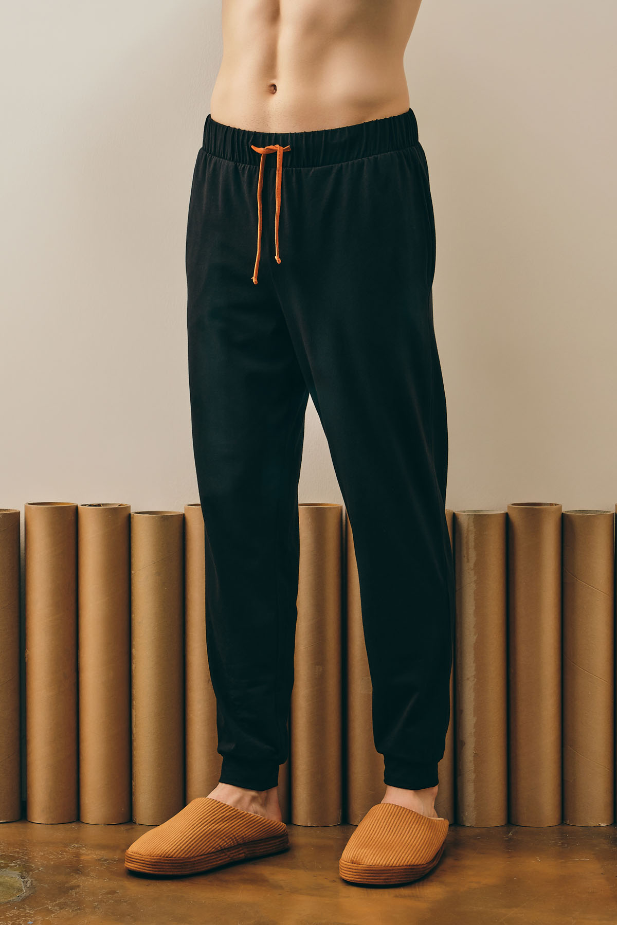 Erkek Pamuklu Uzun Pijama Altı