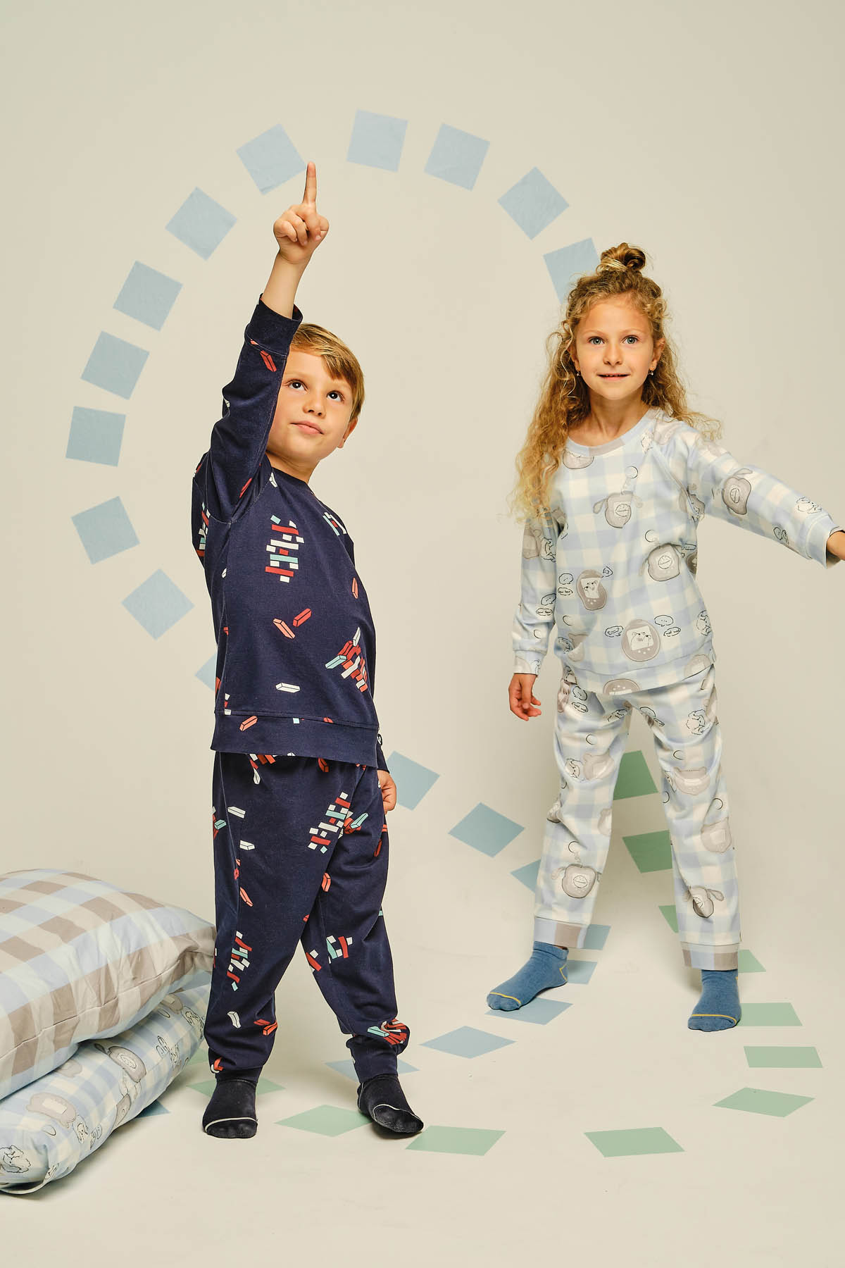 Erkek Çocuk Pamuklu Uzun Pijama Takımı