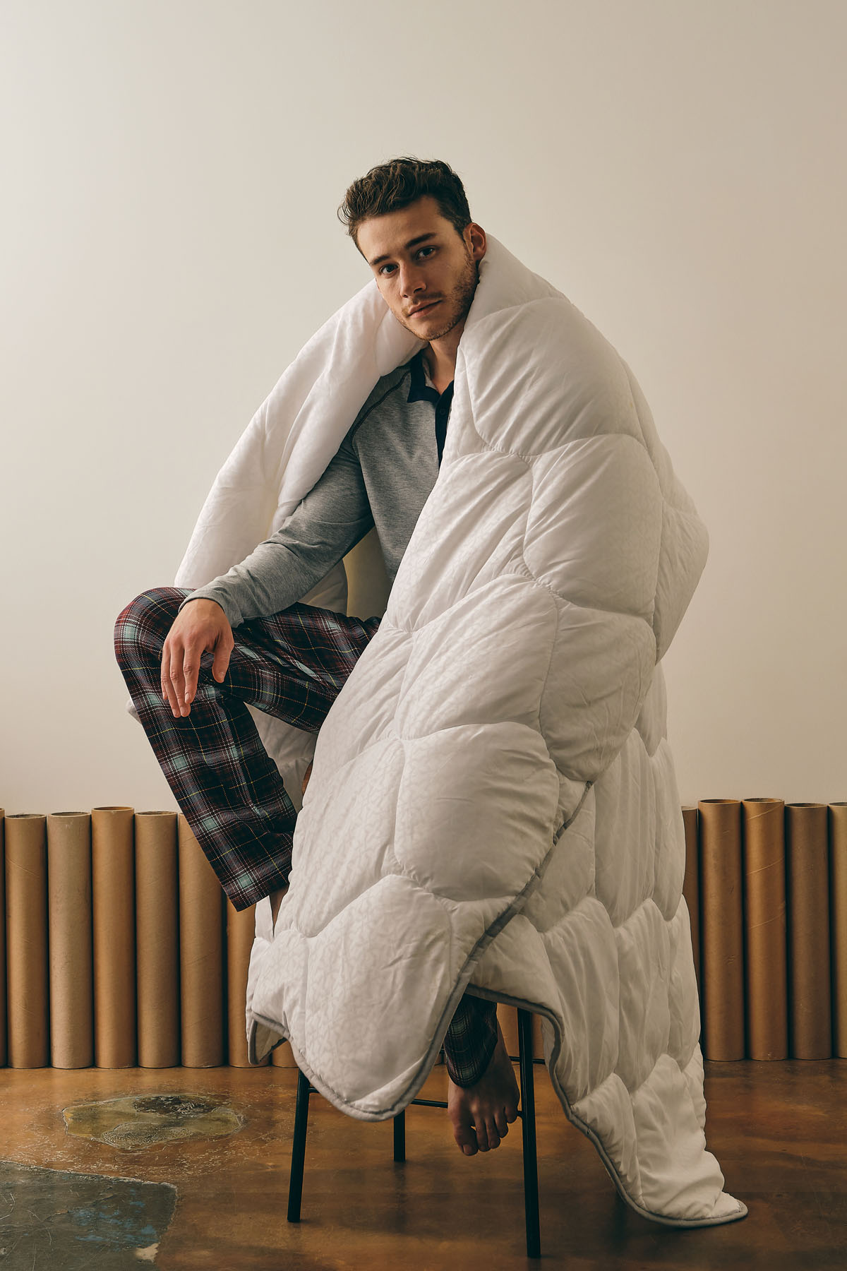 Erkek Pamuklu Uzun Pijama Altı