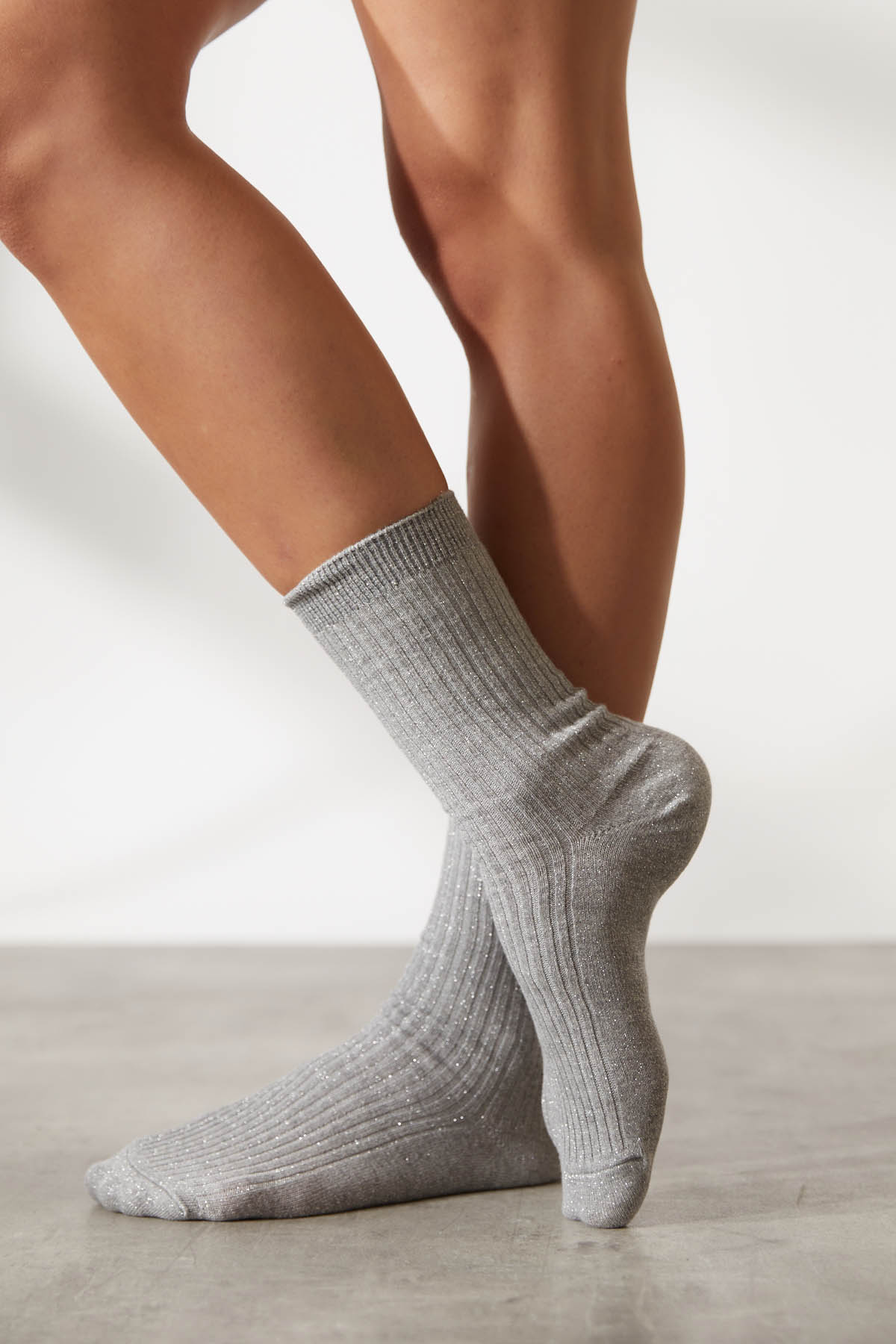 Kadın Simli Çorap