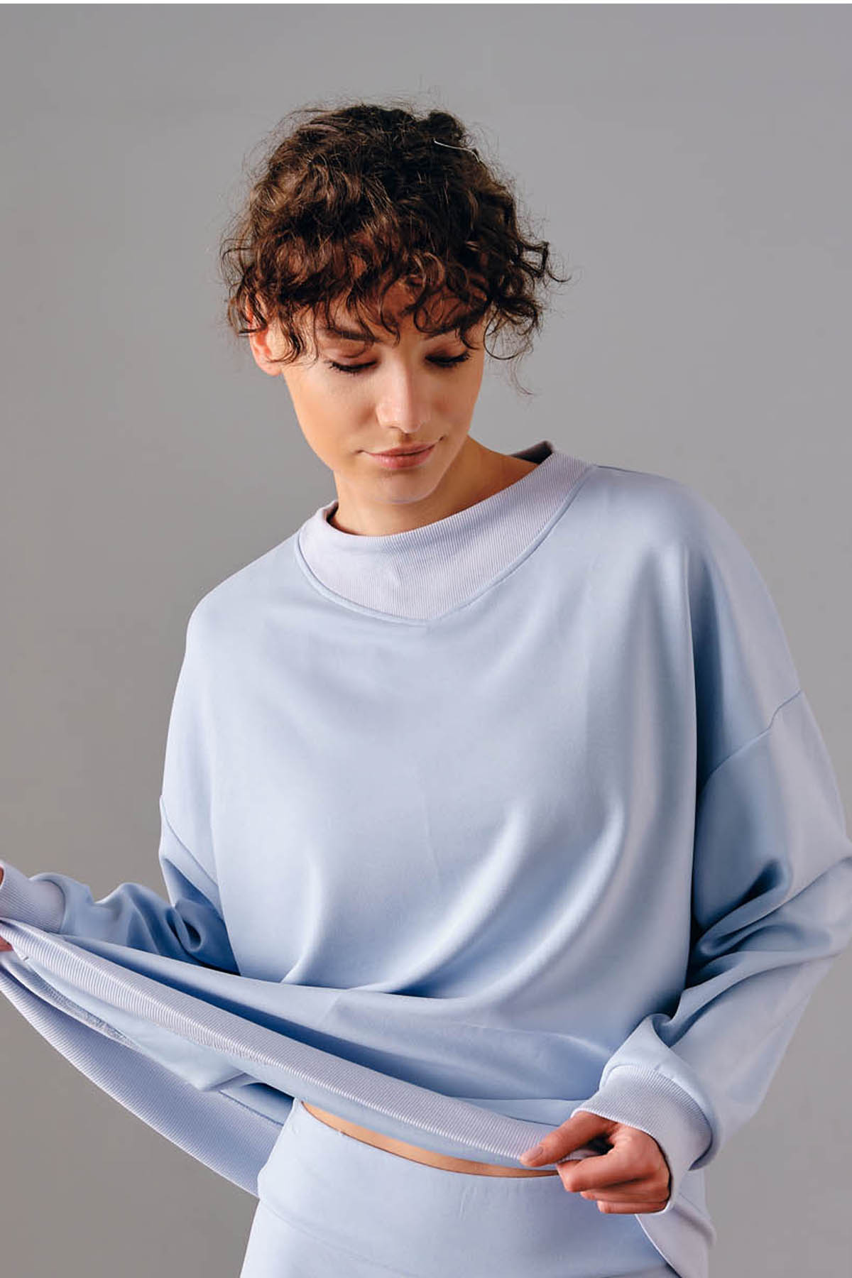 Kadın Soft Touch Oversize Sweatshirt	