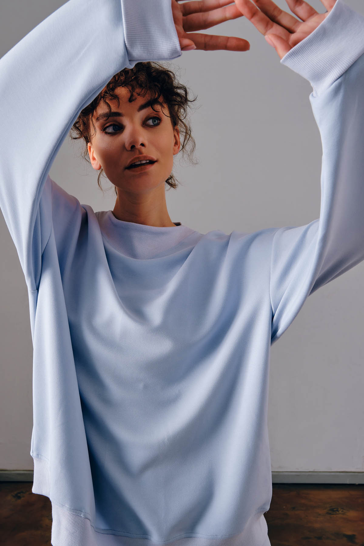 Kadın Soft Touch Oversize Sweatshirt	